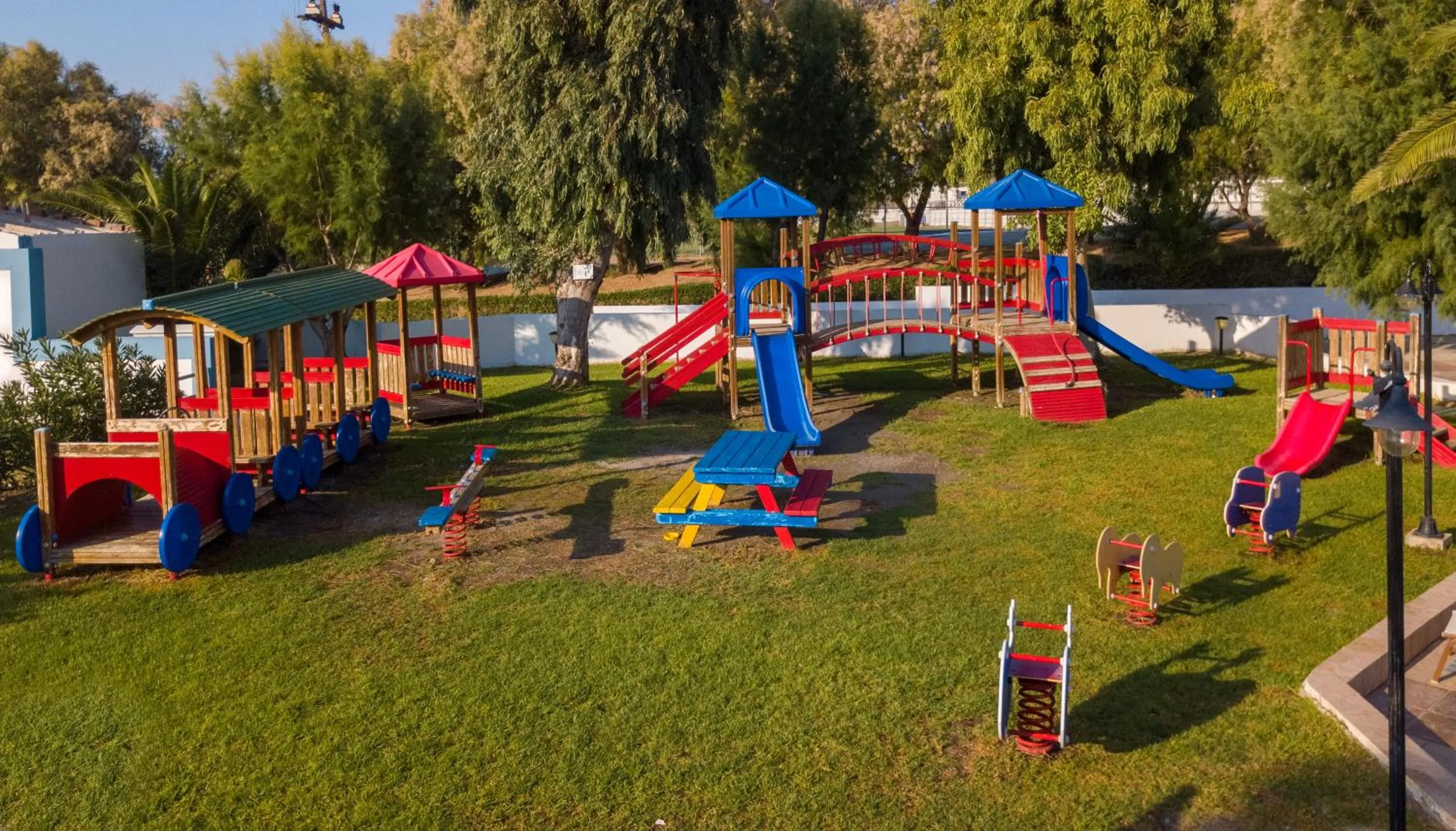 Children play ground in Lagas Aegean Village