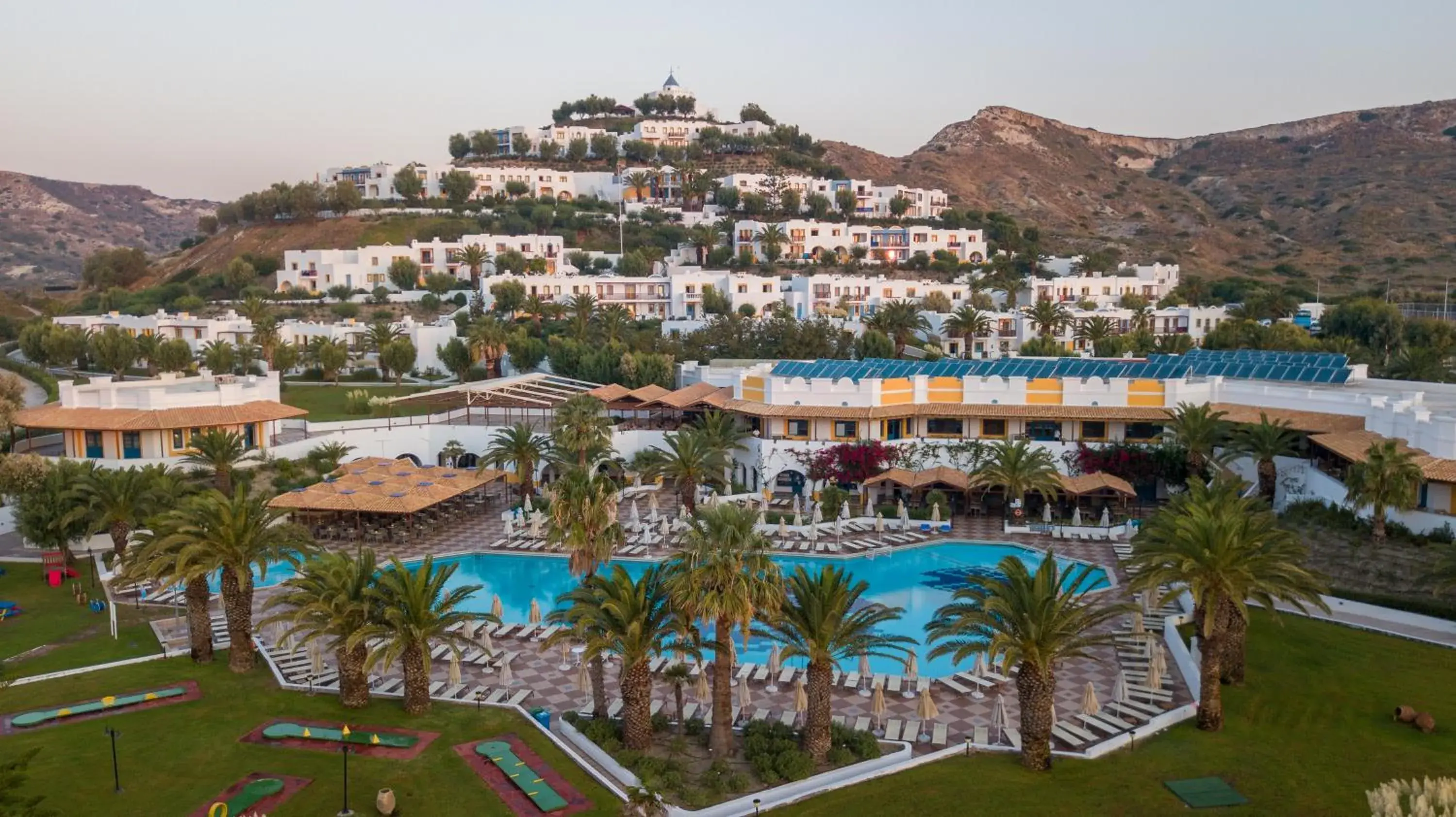 Bird's eye view in Lagas Aegean Village Bird's eye view in Lagas Aegean Village