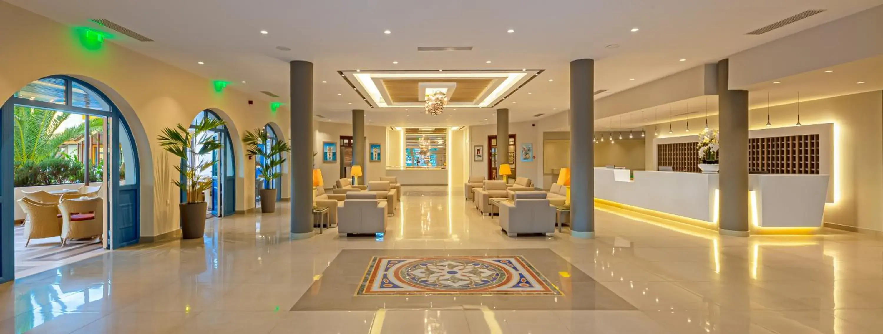 Lobby or reception in Lagas Aegean Village Lobby or reception in Lagas Aegean Village