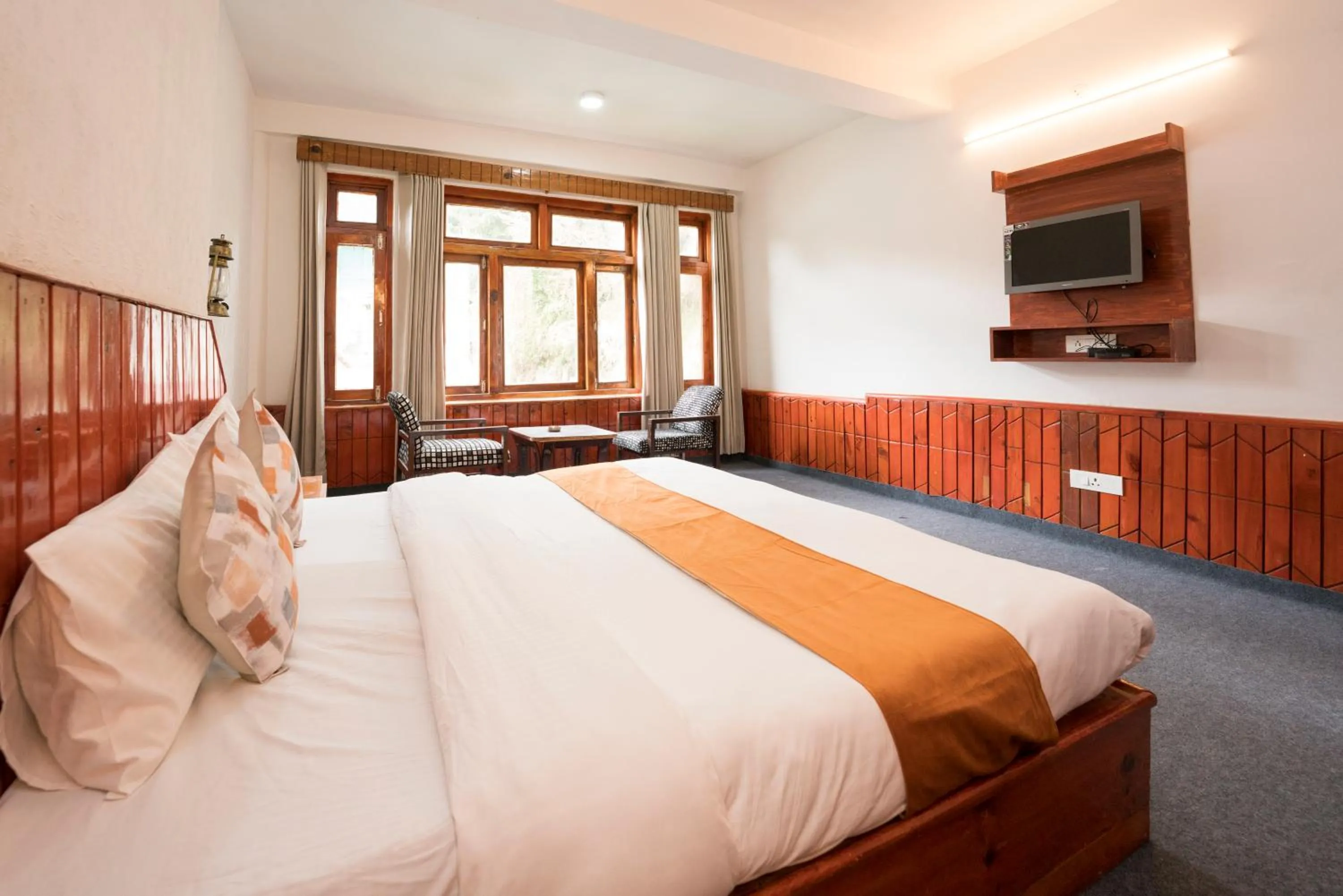 Bed in The Village Manali- Café, Bar & Bistro