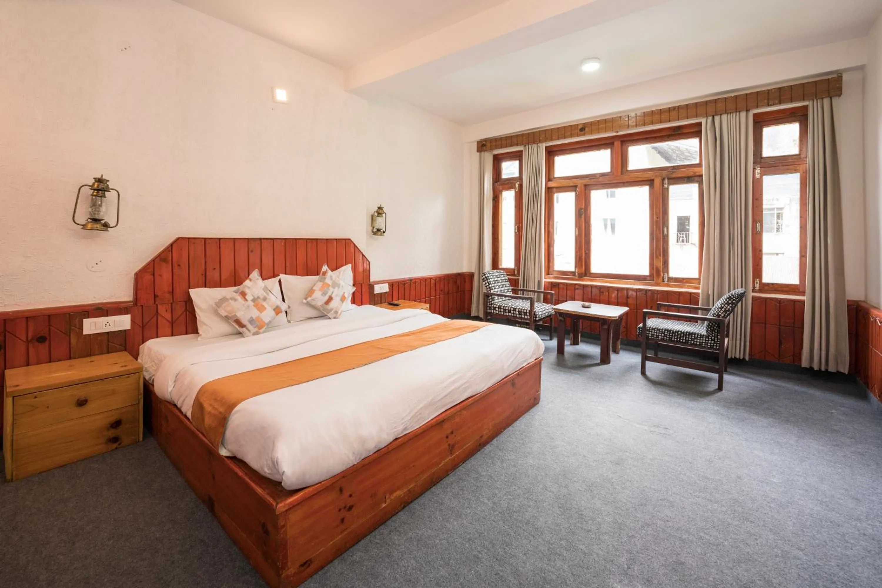 Bed in The Village Manali- Café, Bar & Bistro