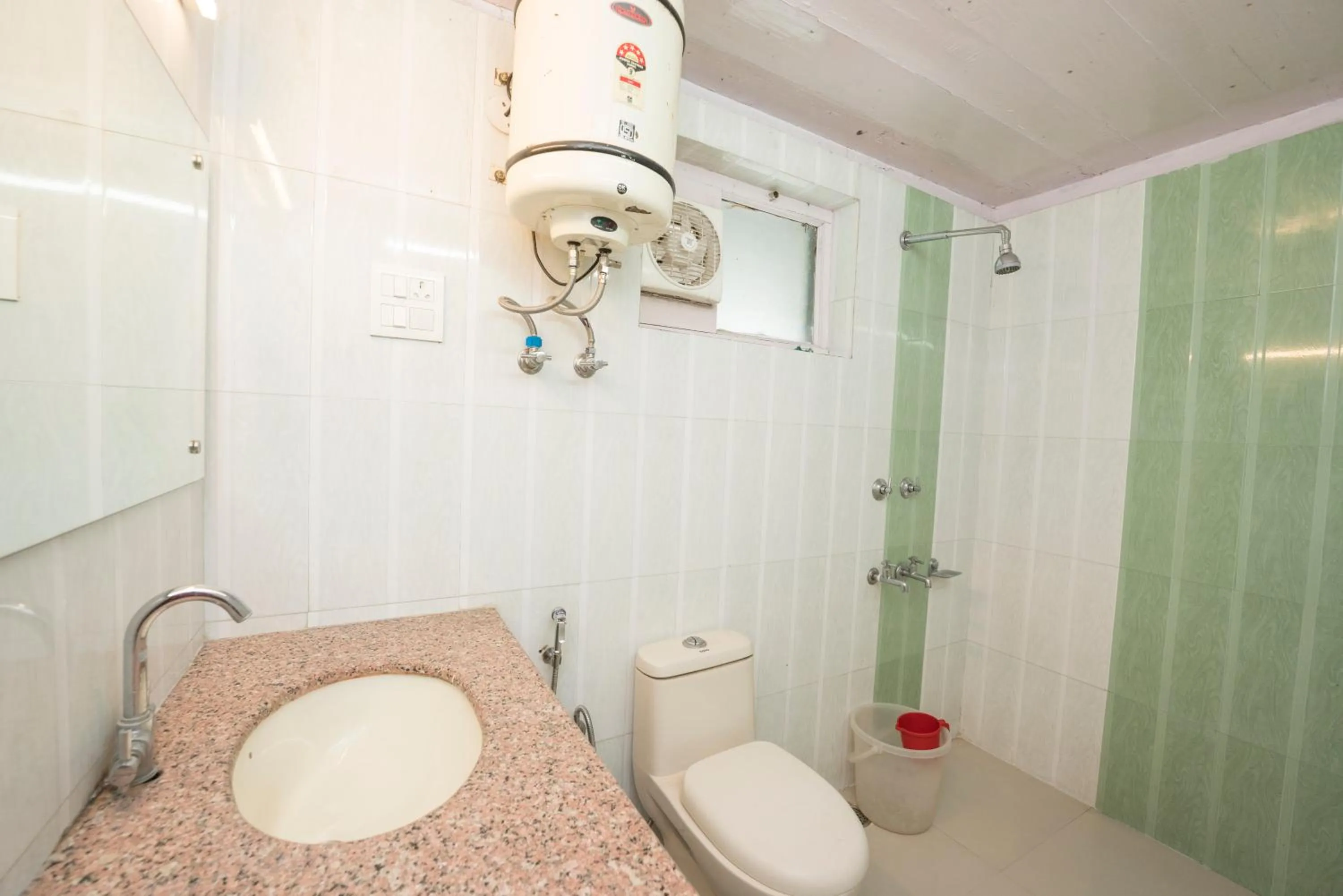 Shower in The Village Manali- Café, Bar & Bistro