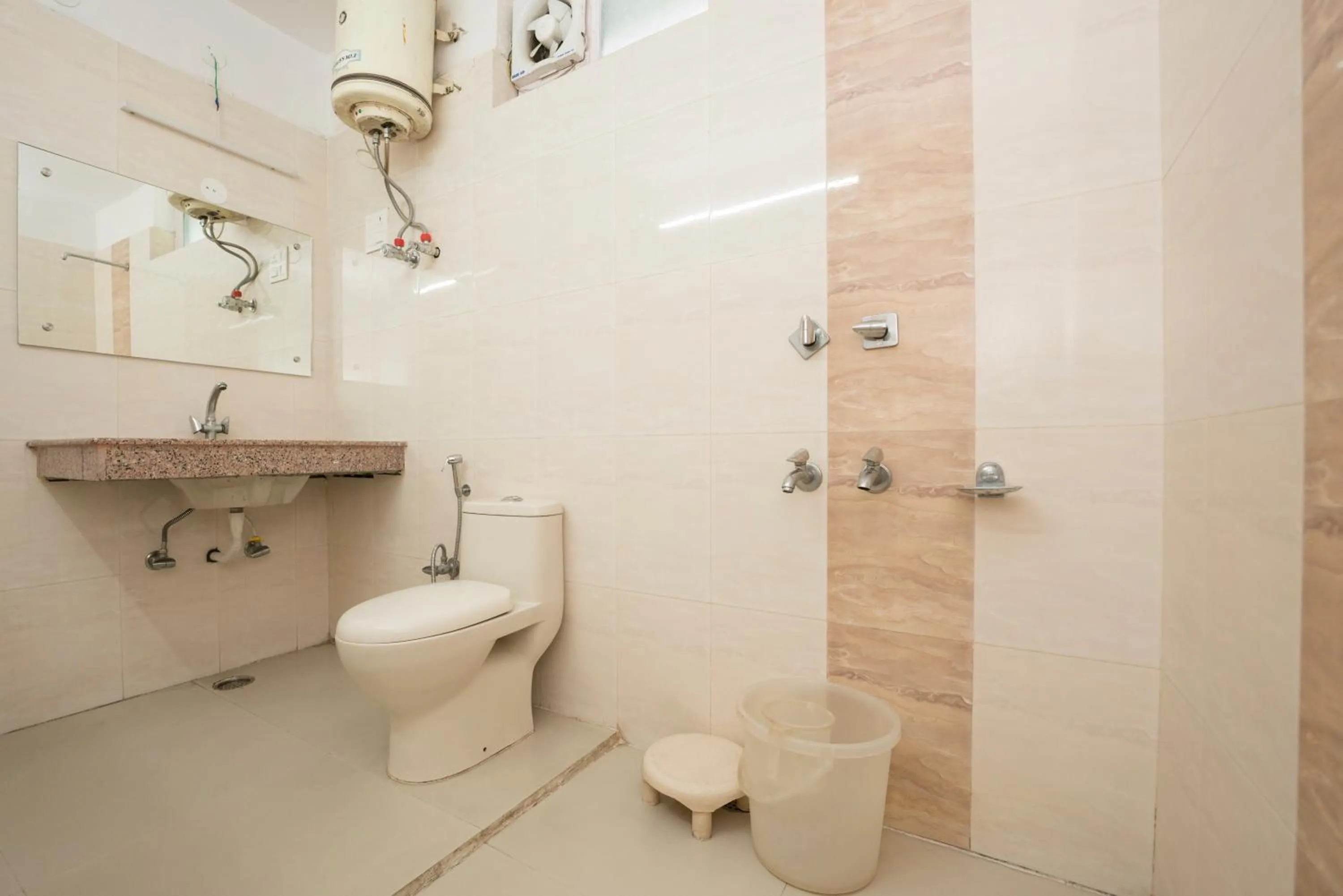 Shower in The Village Manali- Café, Bar & Bistro