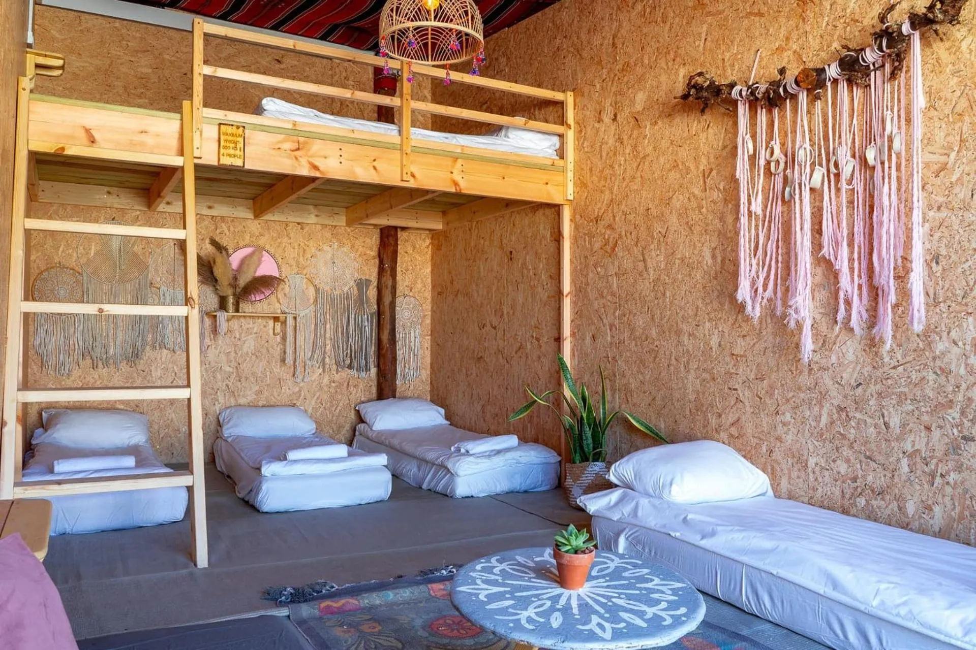 bunk bed, Bathroom in Selina Ramon