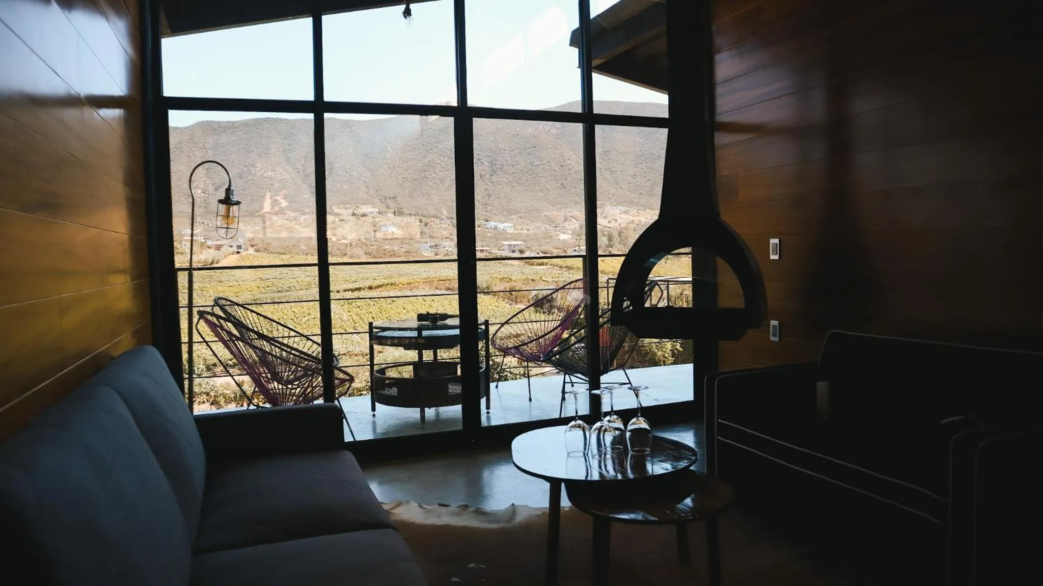 Living room in Origen75 Loft - Villas - Skypool - Viñedo, Valle de Guadalupe