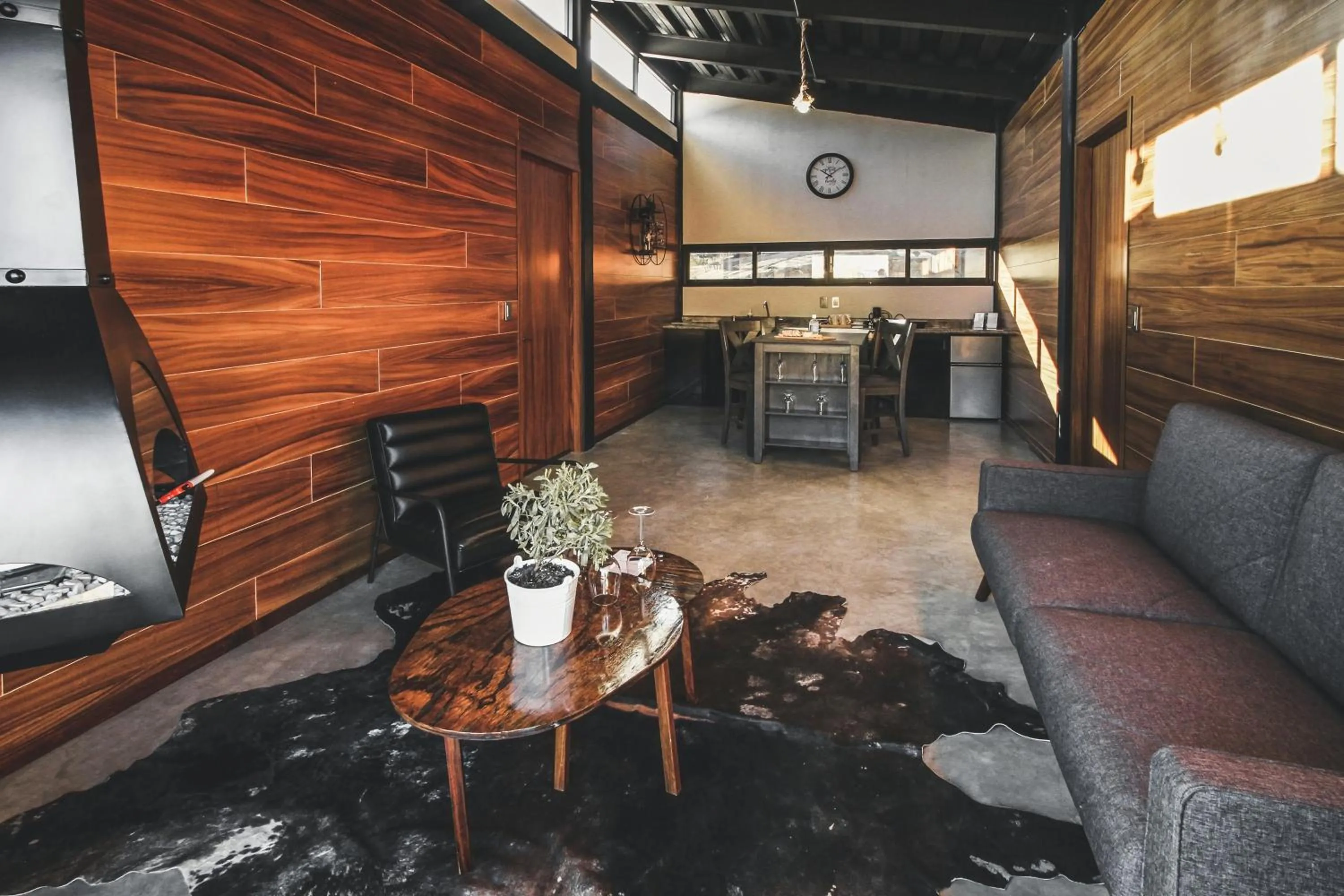 Living room in Origen75 Loft - Villas - Skypool - Viñedo, Valle de Guadalupe