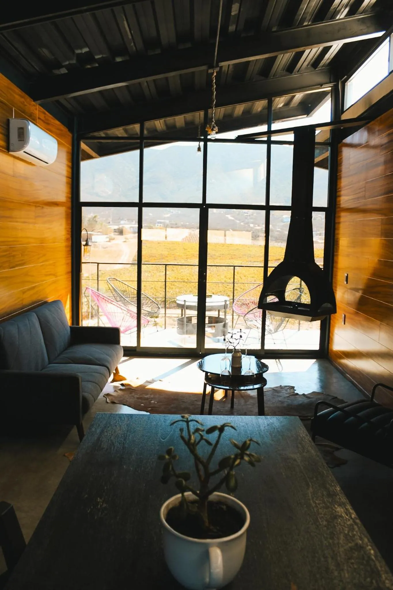 Living room in Origen75 Loft - Villas - Skypool - Viñedo, Valle de Guadalupe