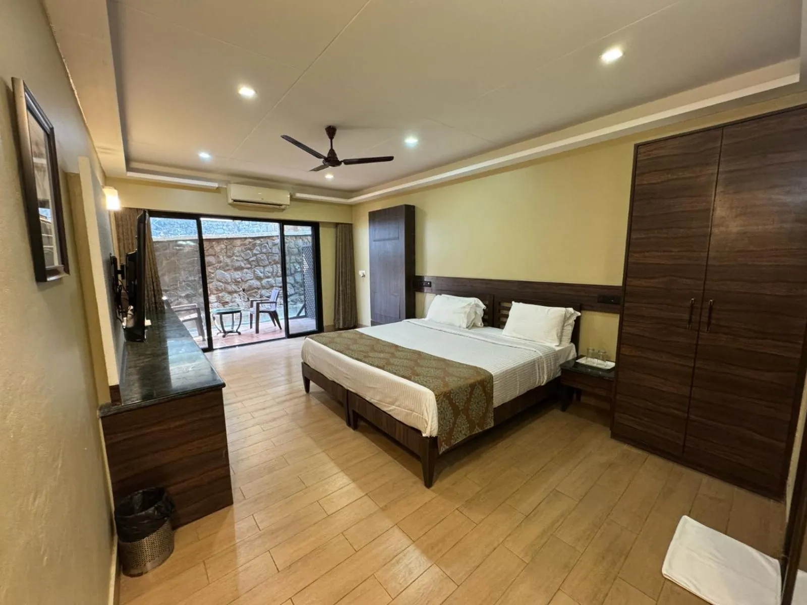 Bedroom, Bed in Upper Deck Resort - Stay and Relax at the Highest Peak Lonavala
