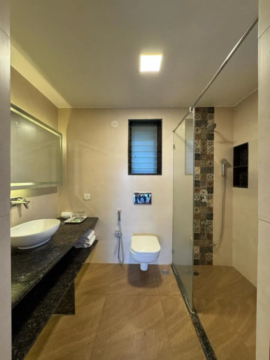 Bathroom in Upper Deck Resort - Stay and Relax at the Highest Peak Lonavala