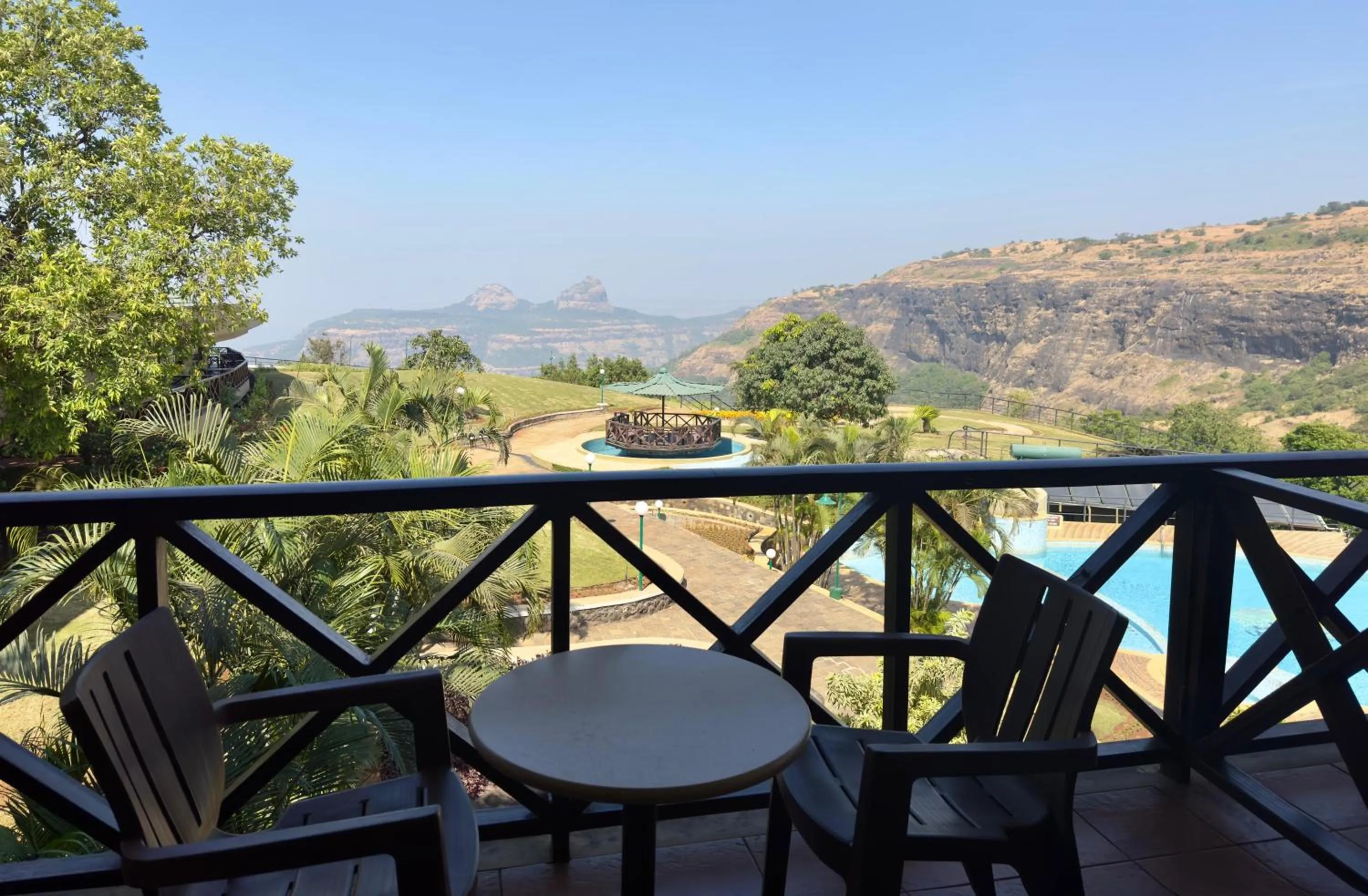 Balcony/Terrace in Upper Deck Resort - Stay and Relax at the Highest Peak Lonavala