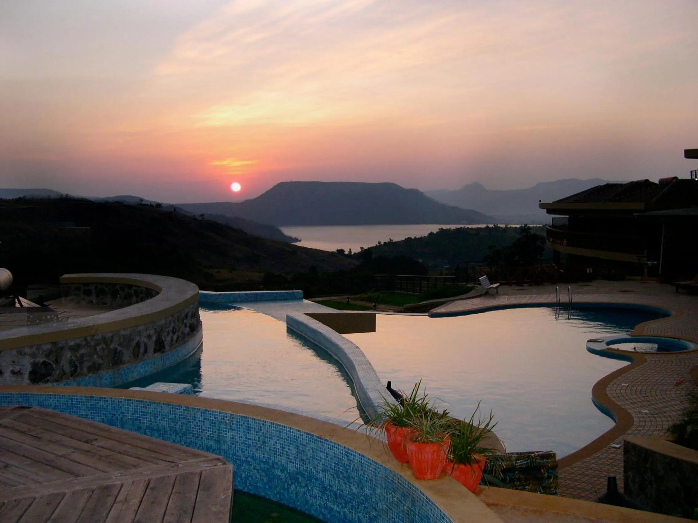 Swimming pool in Upper Deck Resort - Stay and Relax at the Highest Peak Lonavala