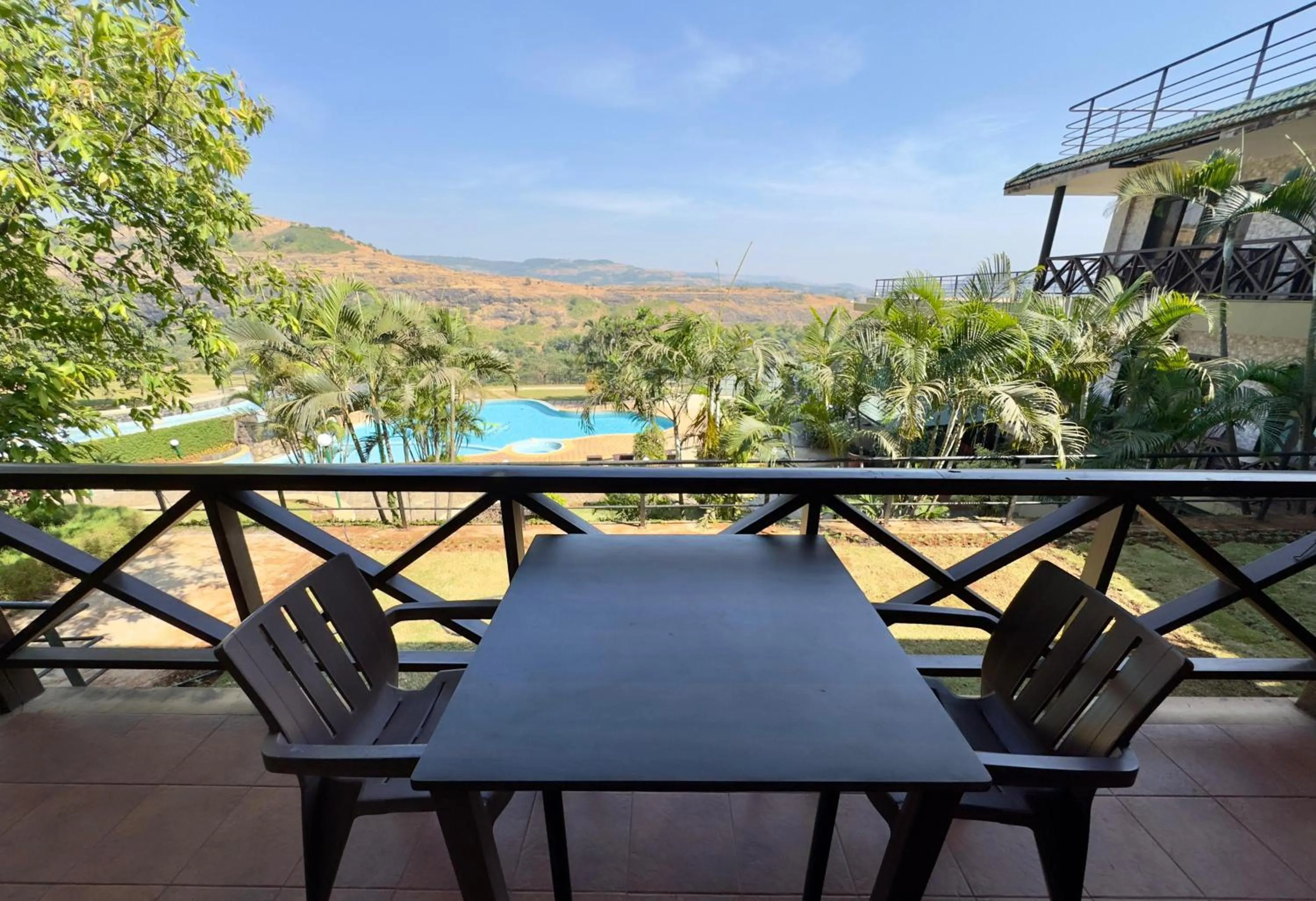 Balcony/Terrace in Upper Deck Resort - Stay and Relax at the Highest Peak Lonavala