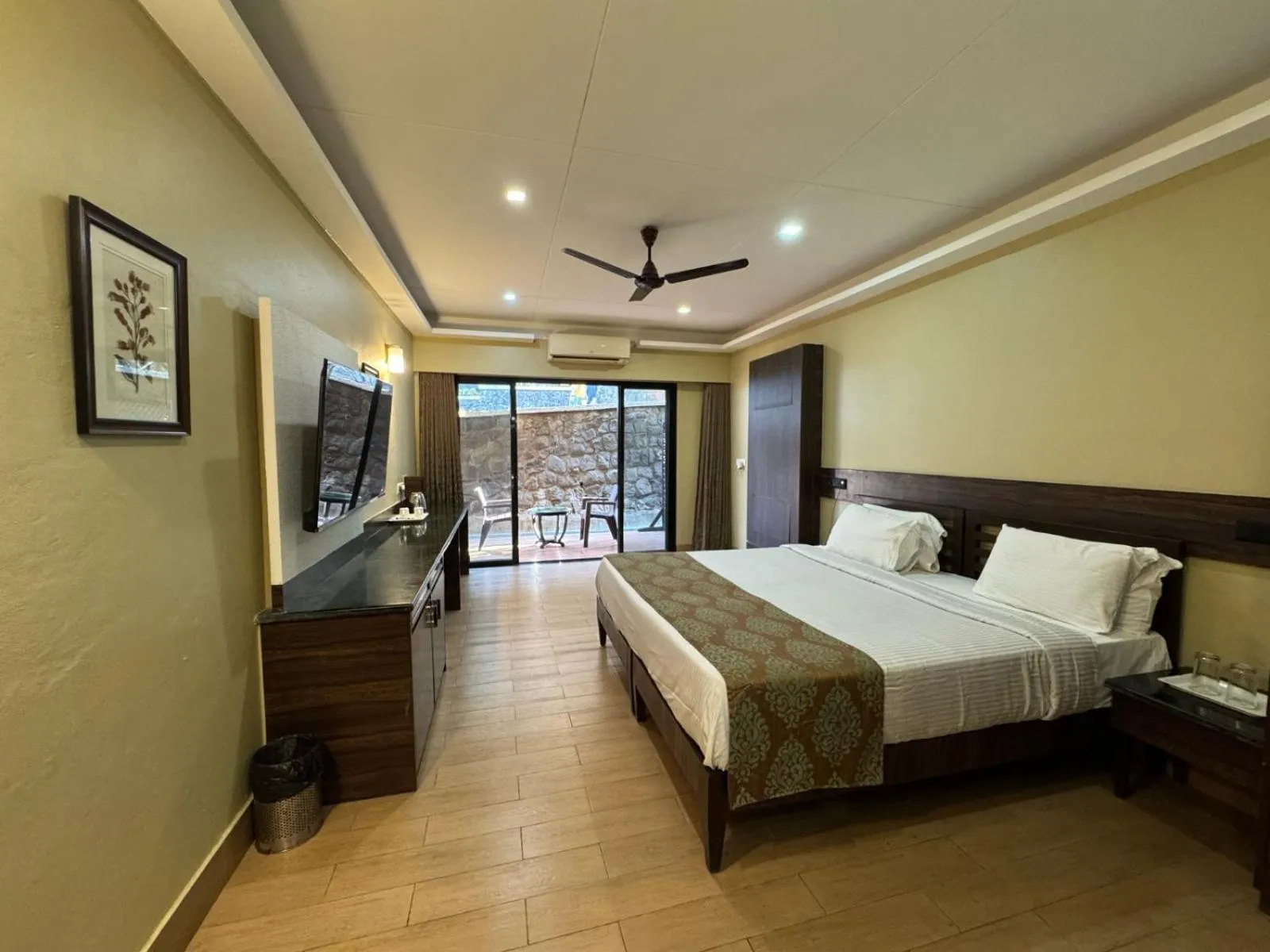 Bedroom, Bed in Upper Deck Resort - Stay and Relax at the Highest Peak Lonavala