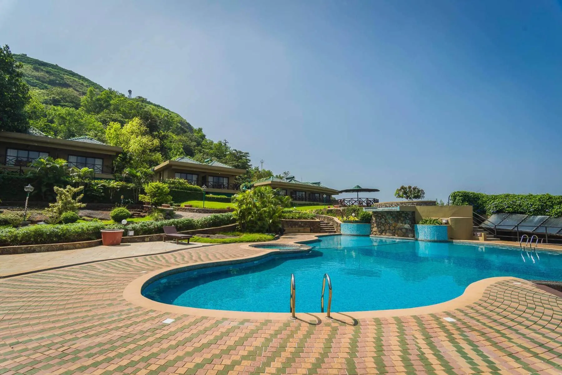Swimming pool in Upper Deck Resort - Stay and Relax at the Highest Peak Lonavala