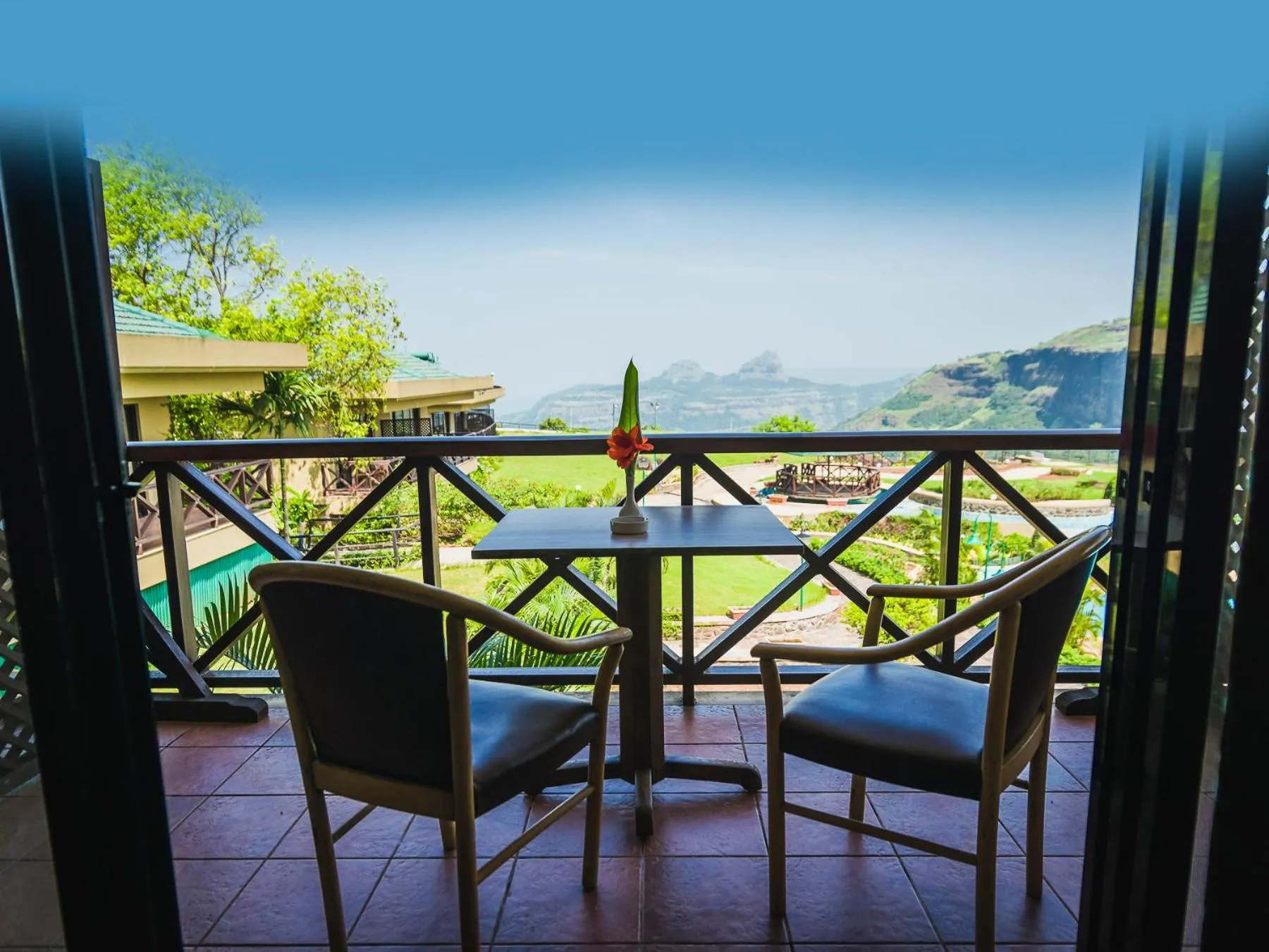 Balcony/Terrace in Upper Deck Resort - Stay and Relax at the Highest Peak Lonavala