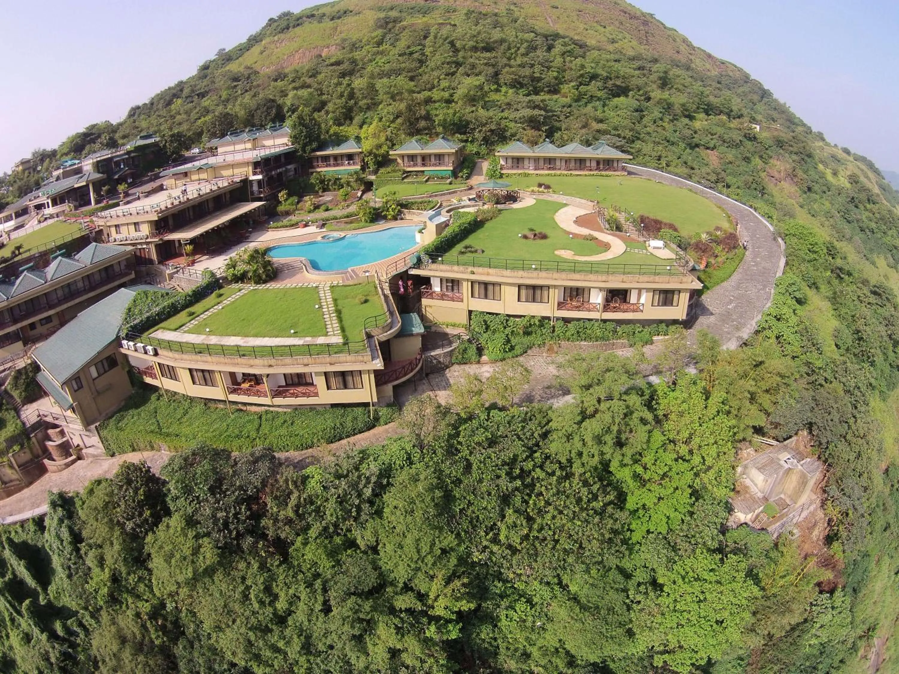 Bird's eye view in Upper Deck Resort - Stay and Relax at the Highest Peak Lonavala