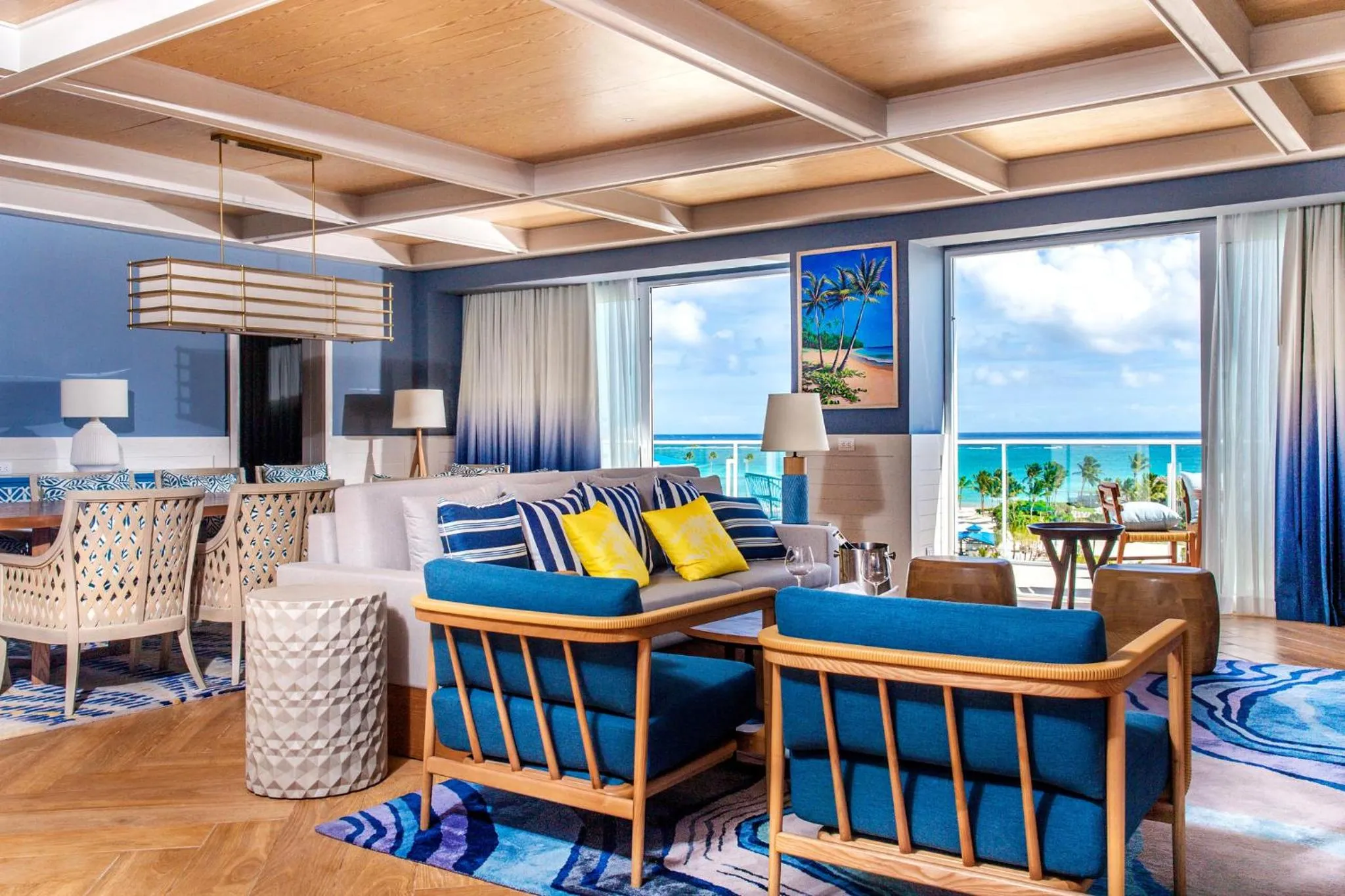 Living room in Margaritaville Beach Resort Cap Cana Hammock - An Adults Only All-Inclusive Experience