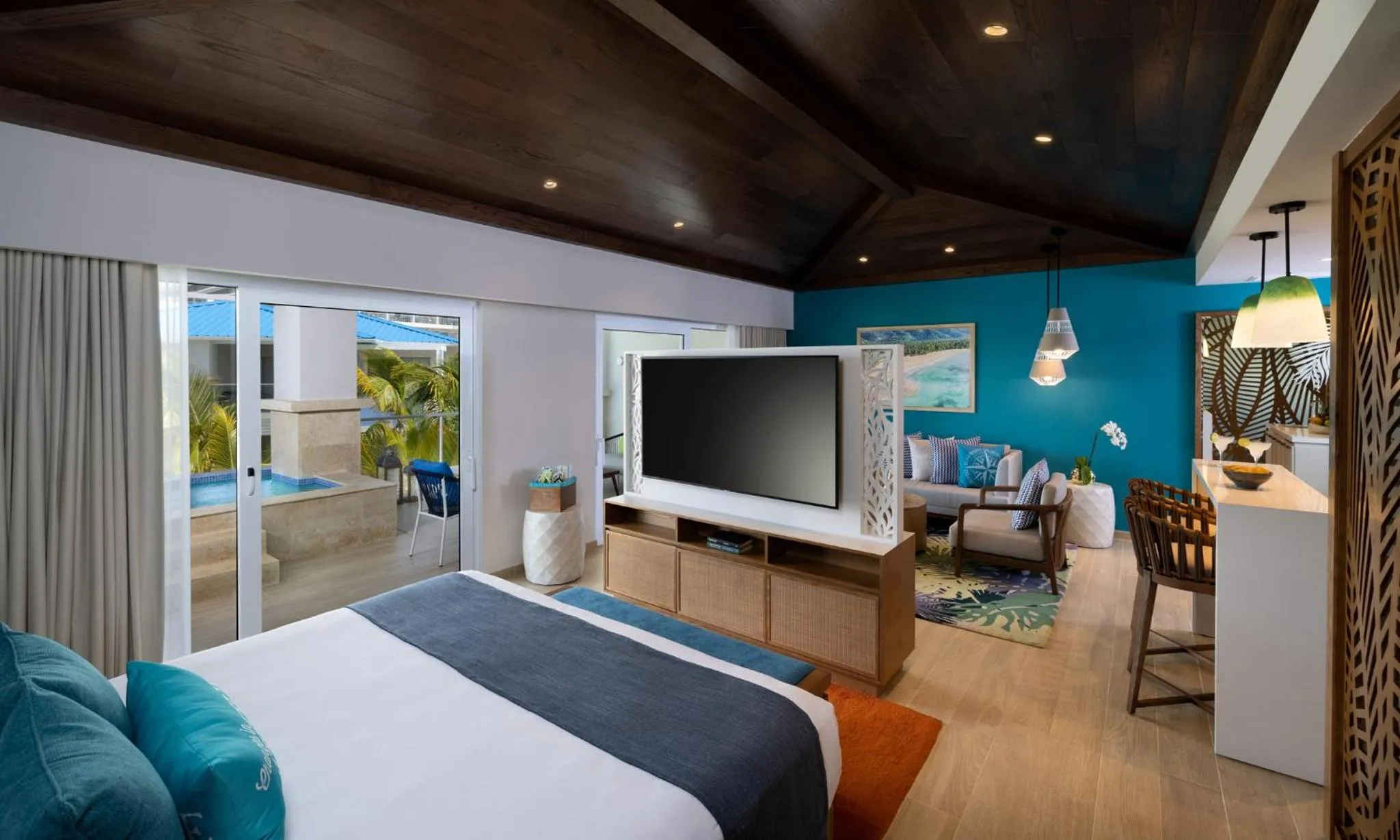 Bedroom in Margaritaville Beach Resort Cap Cana Hammock - An Adults Only All-Inclusive Experience