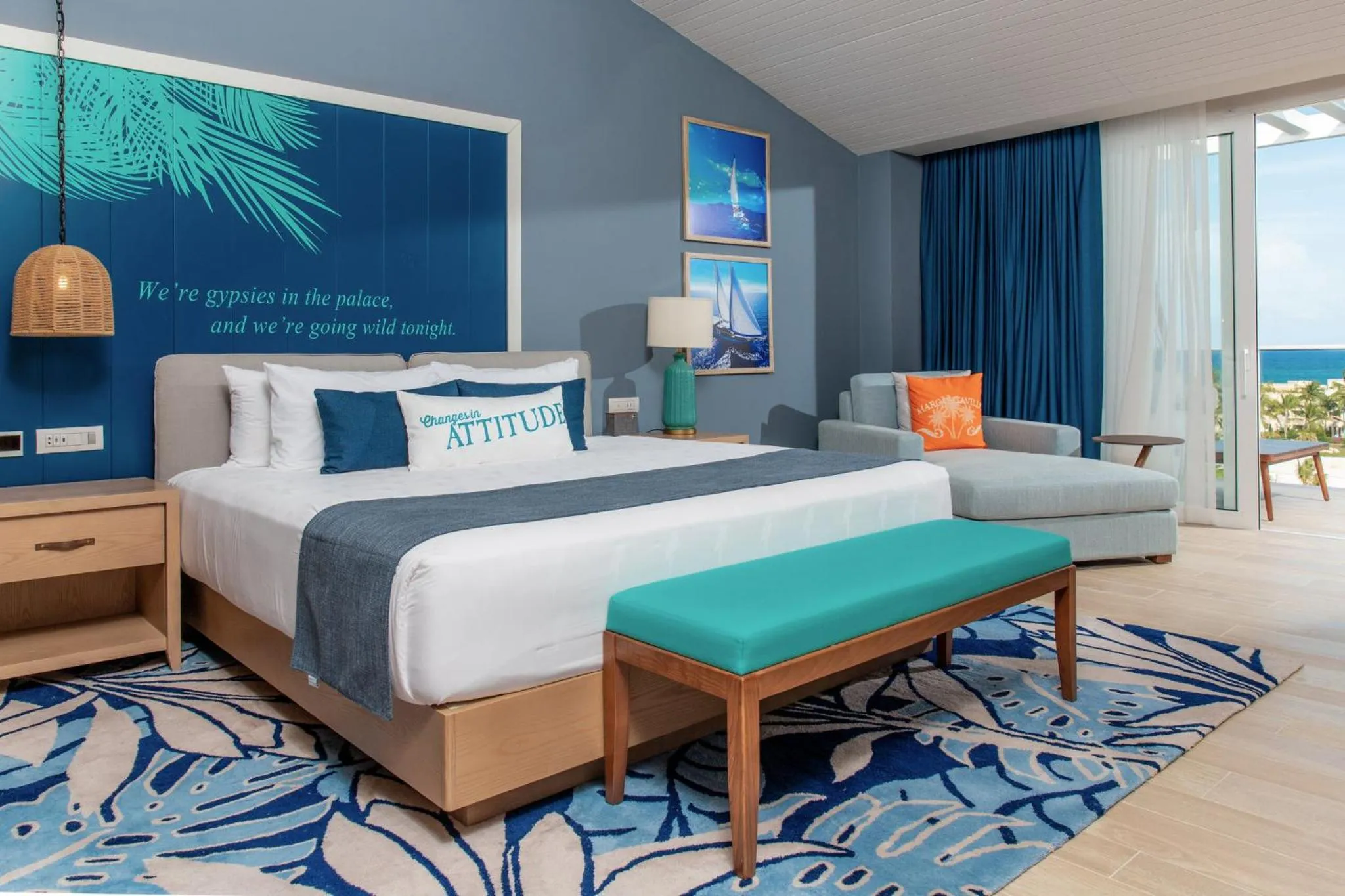 Photo of the whole room in Margaritaville Beach Resort Cap Cana Hammock - An Adults Only All-Inclusive Experience