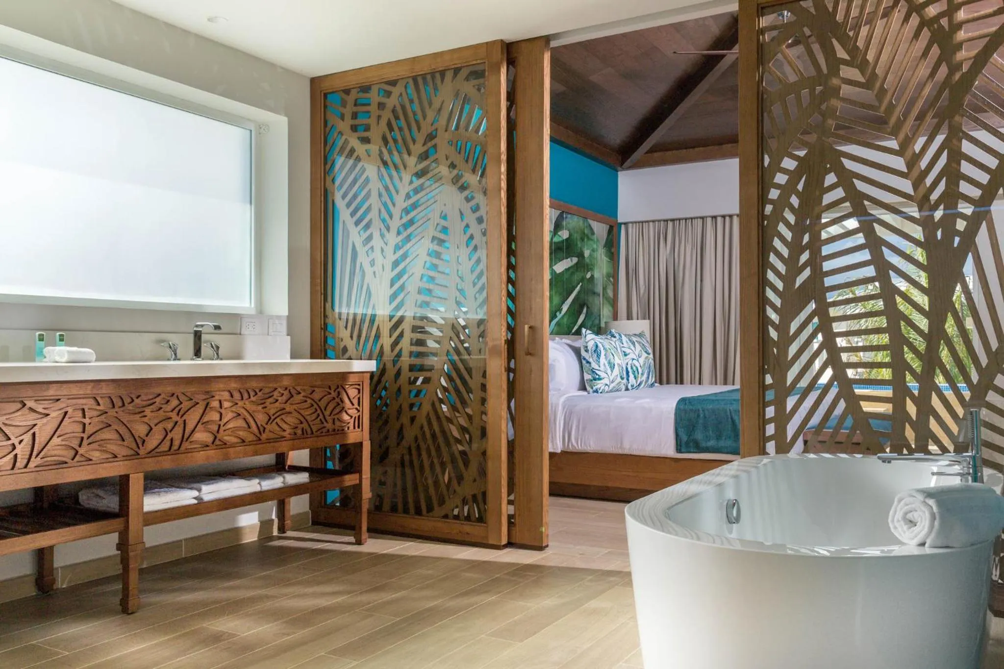 Bathroom in Margaritaville Beach Resort Cap Cana Hammock - An Adults Only All-Inclusive Experience