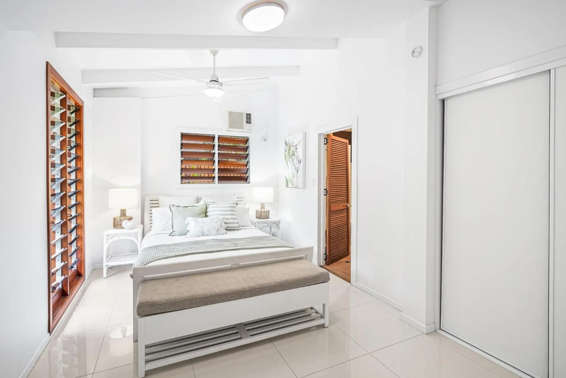 Bed in Belle Escapes Tropical Haven Holiday Home Palm Cove