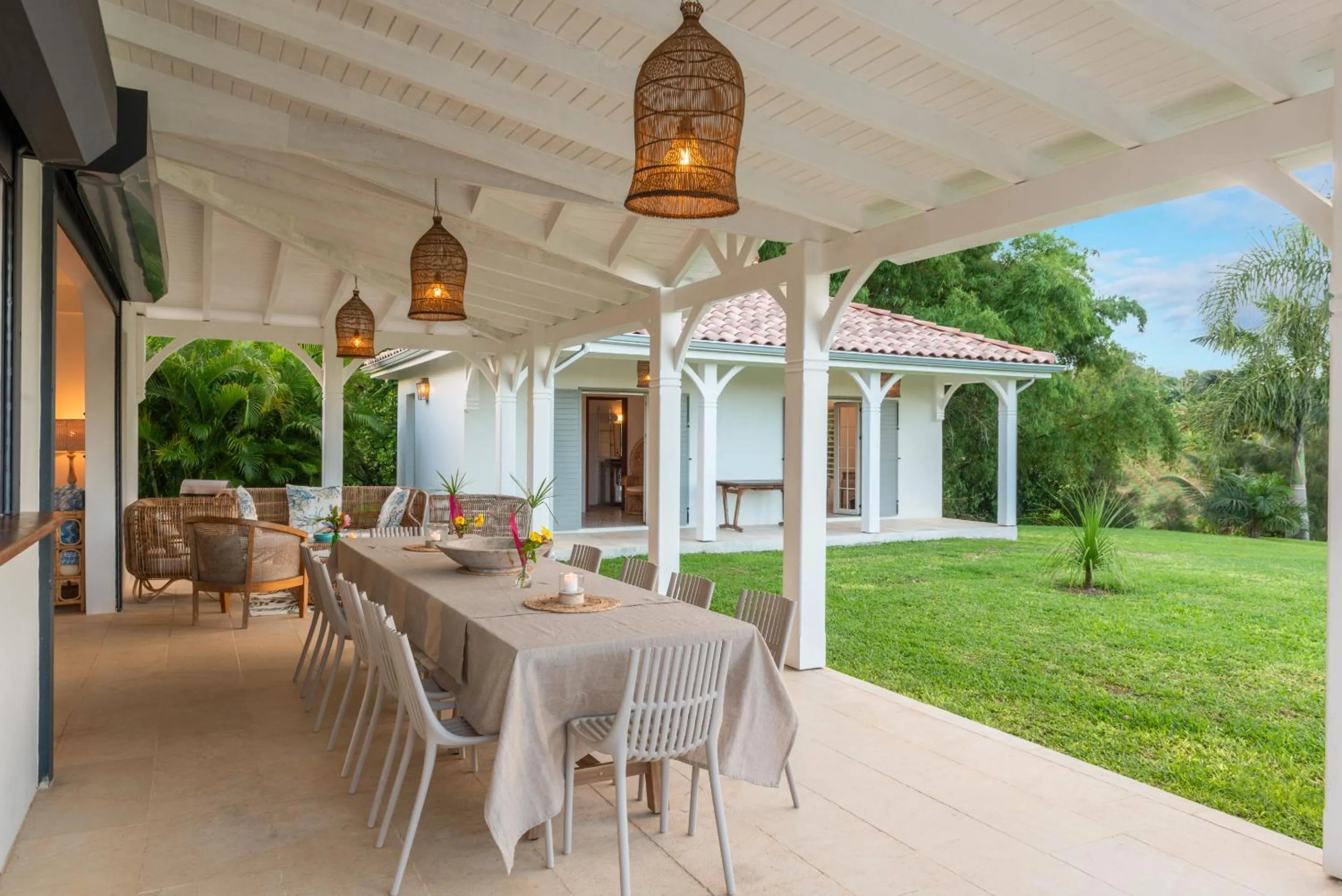 Patio in Villa Saint Jean - Habitation Saint Charles
