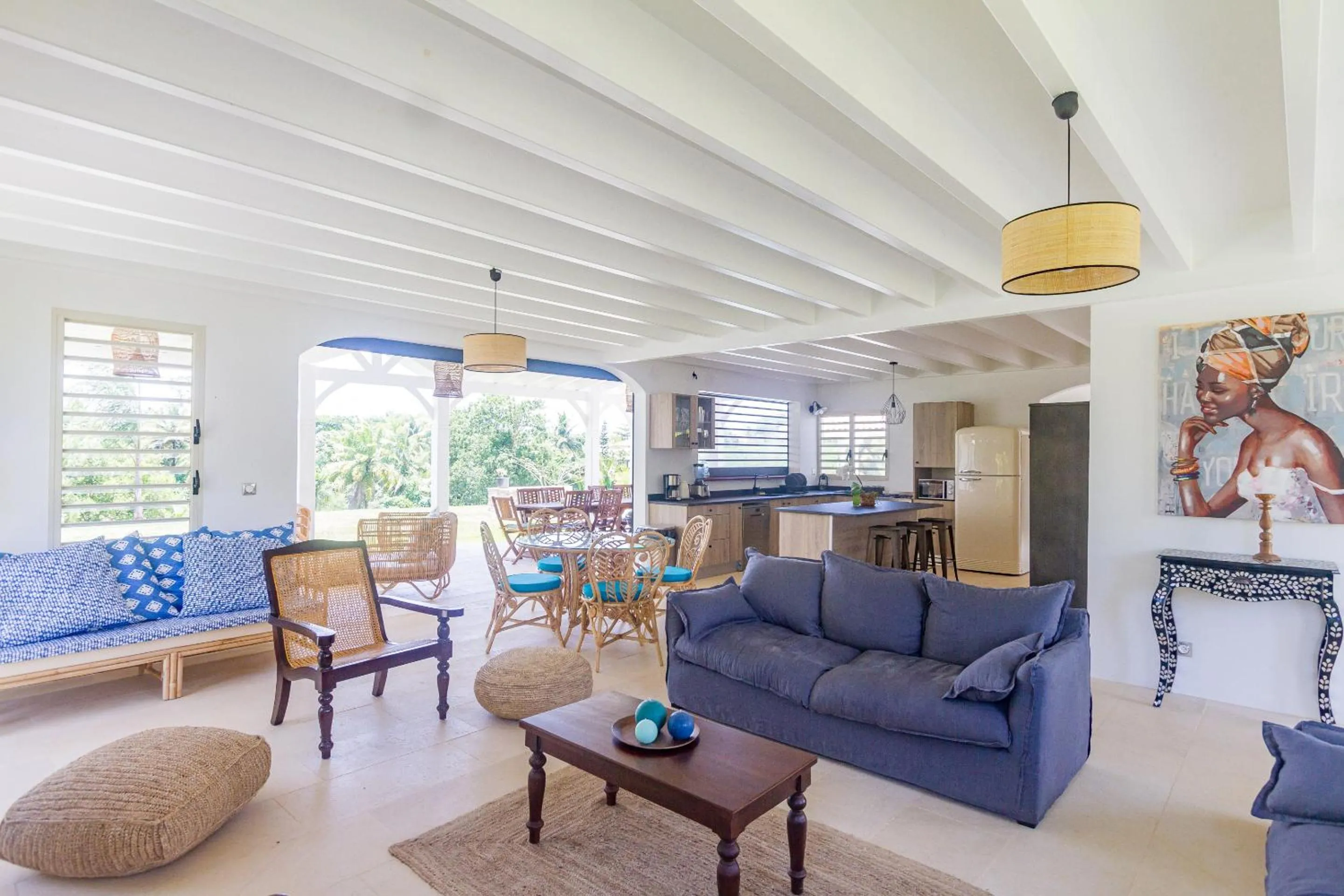 Living room in Villa Saint Jean - Habitation Saint Charles