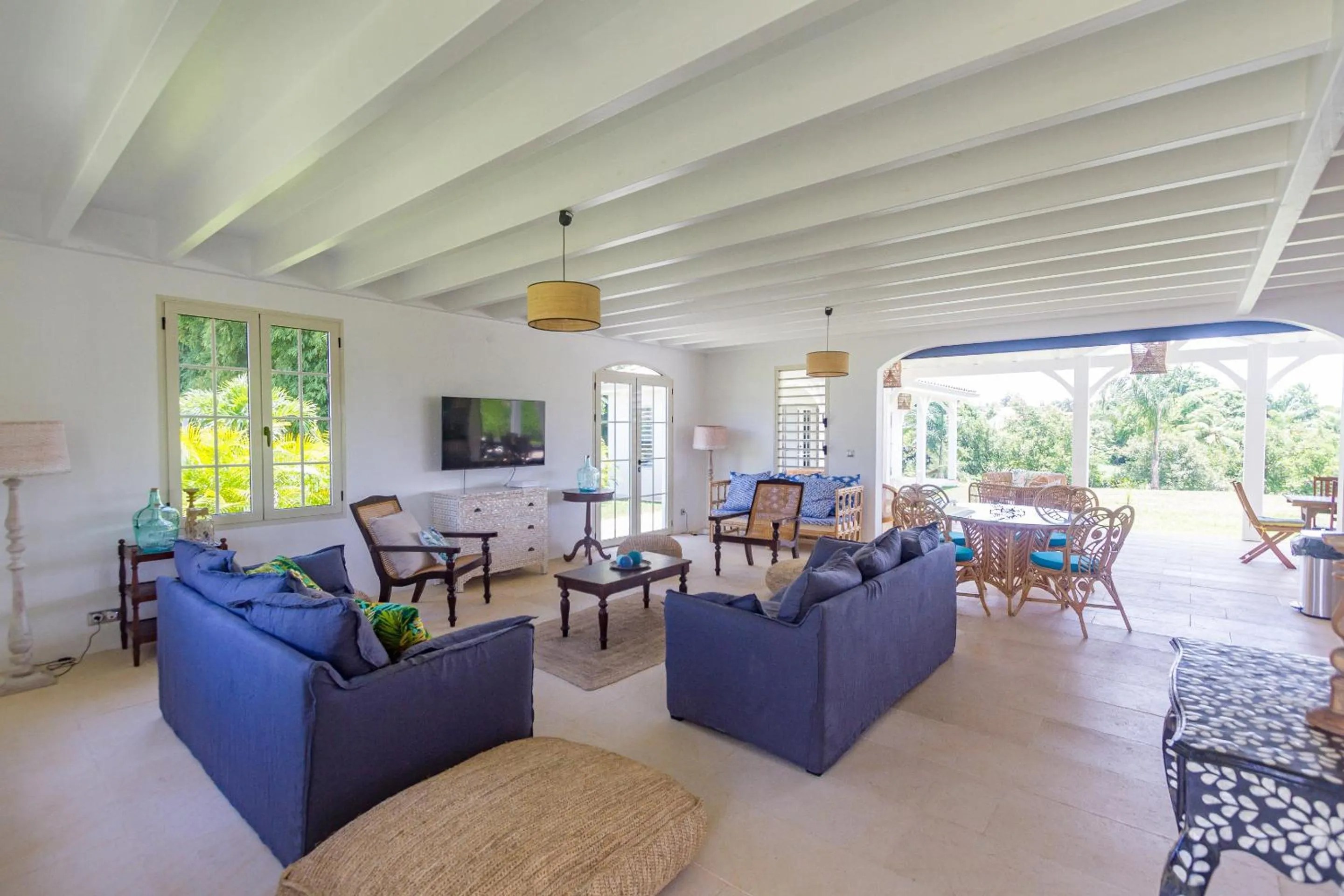 Living room in Villa Saint Jean - Habitation Saint Charles