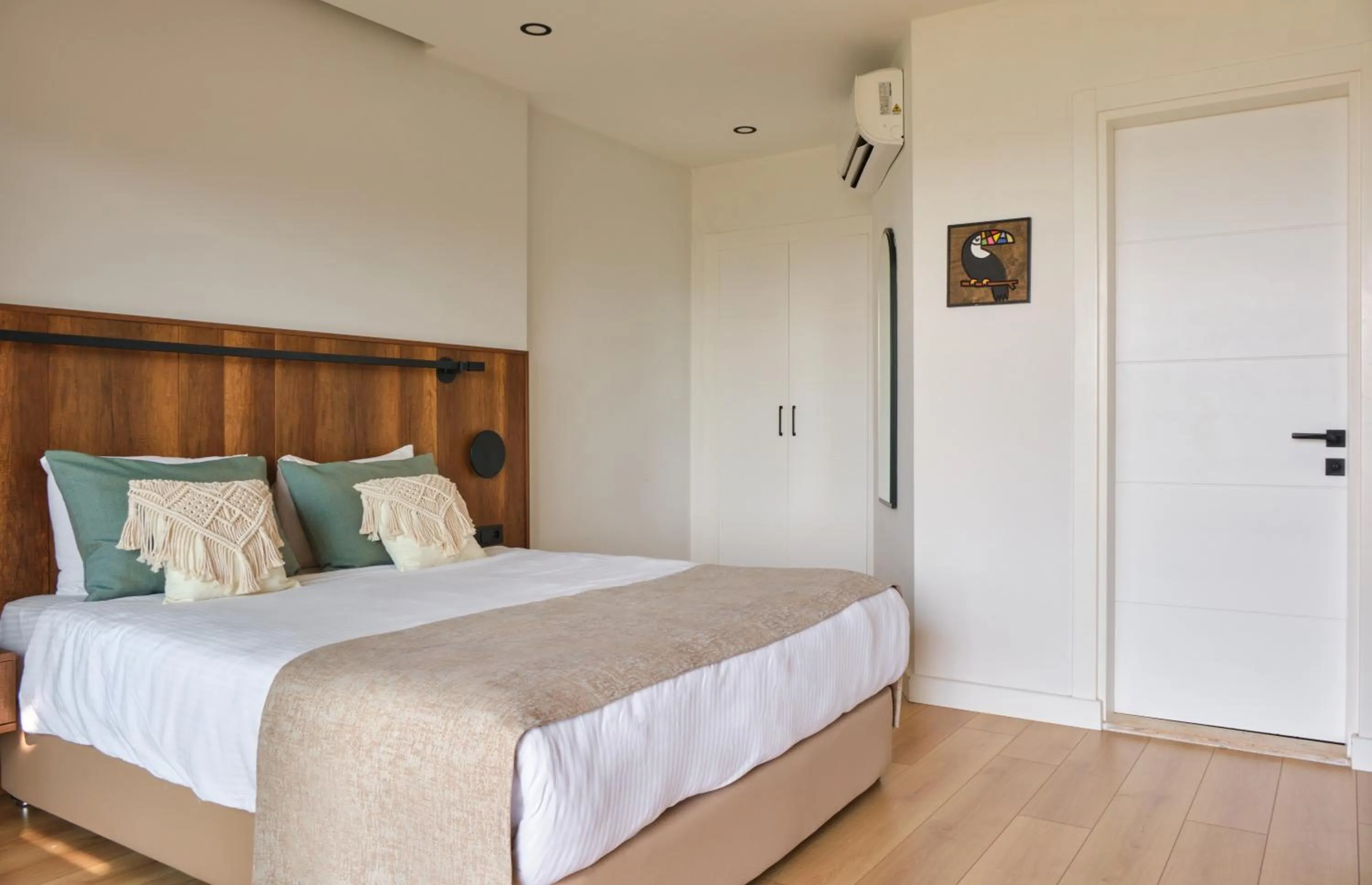 Bed in niXie Hotel & Beach - Adult Only