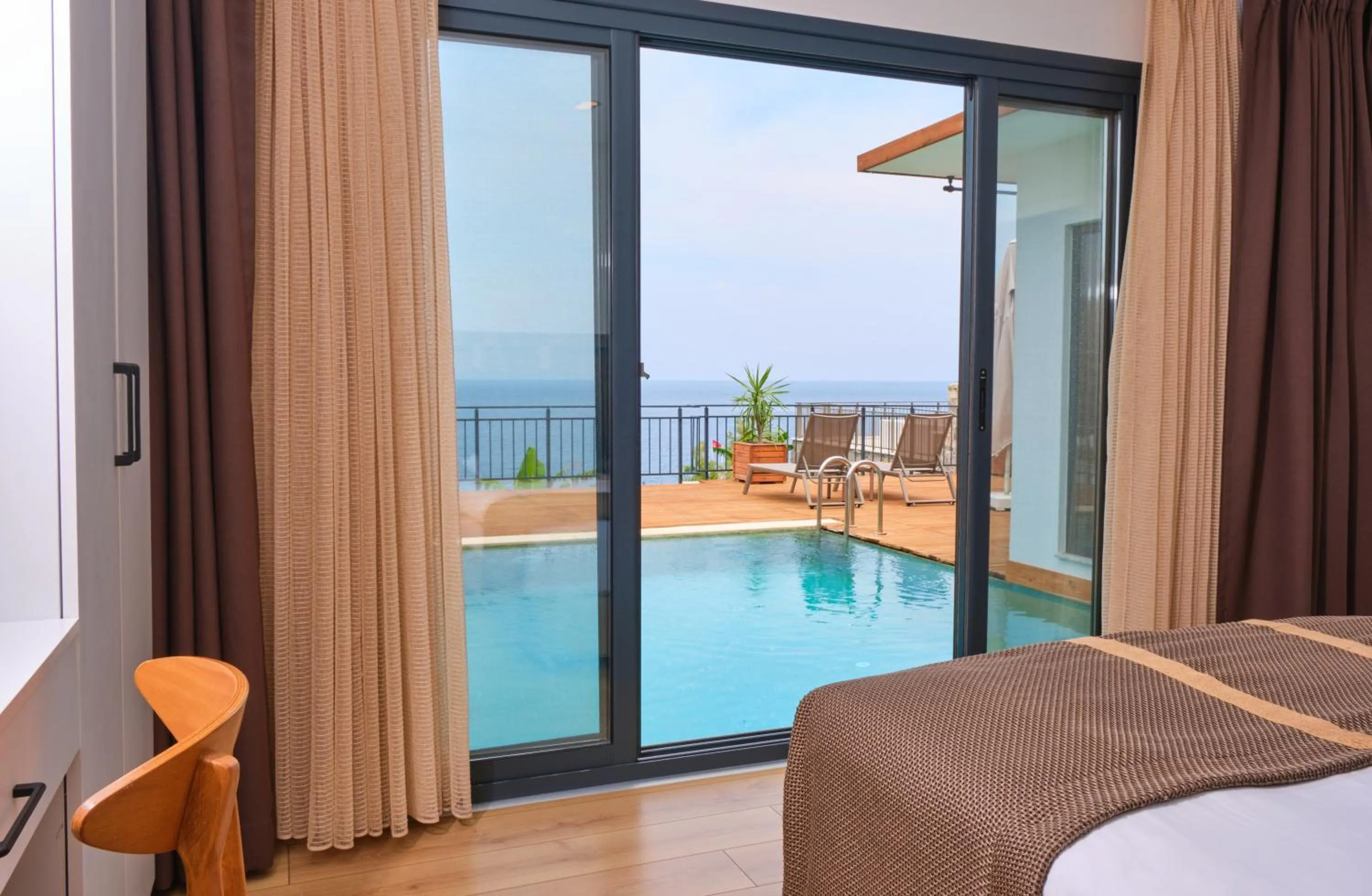 Patio, Pool View in niXie Hotel & Beach - Adult Only