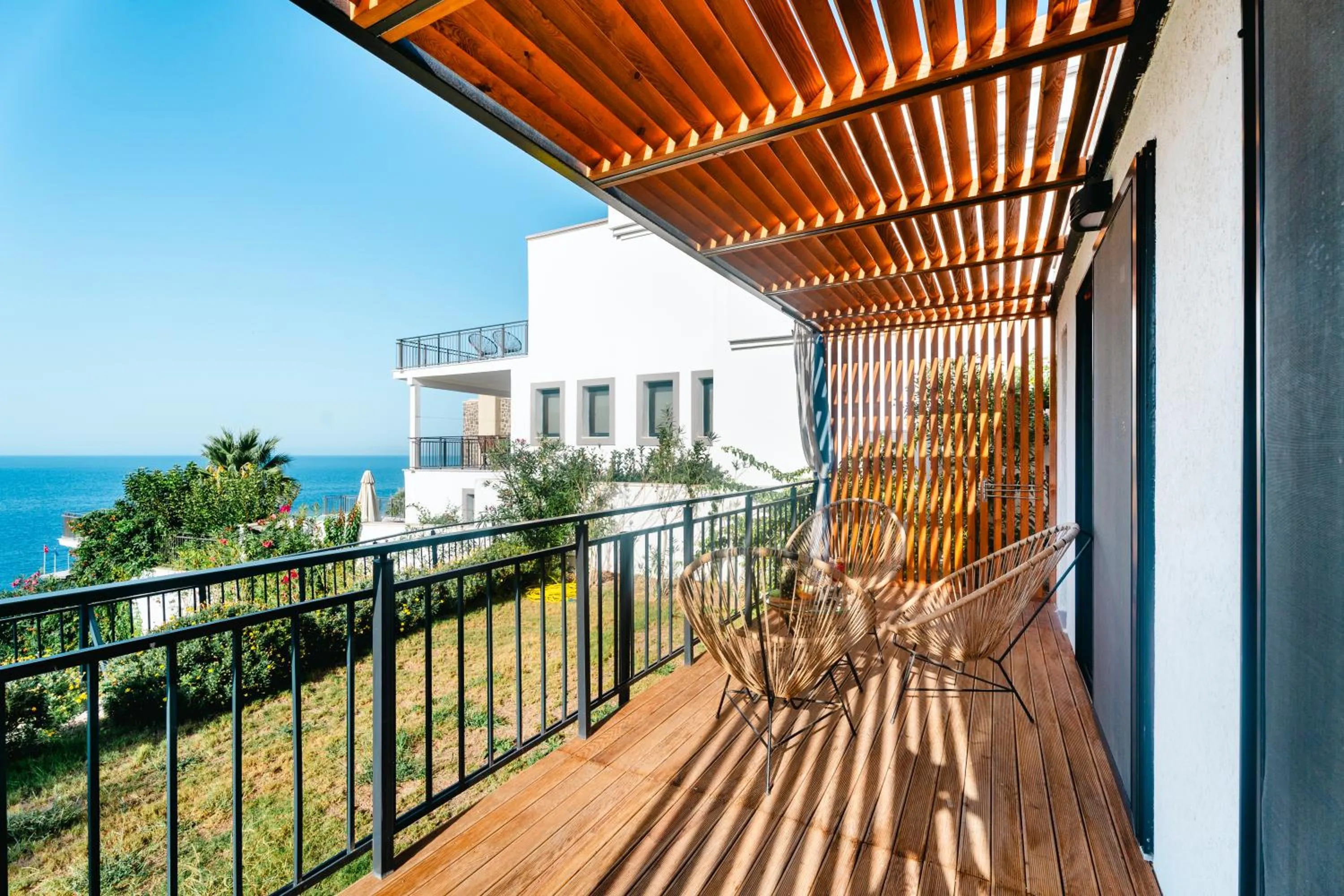 Balcony/Terrace in niXie Hotel & Beach - Adult Only