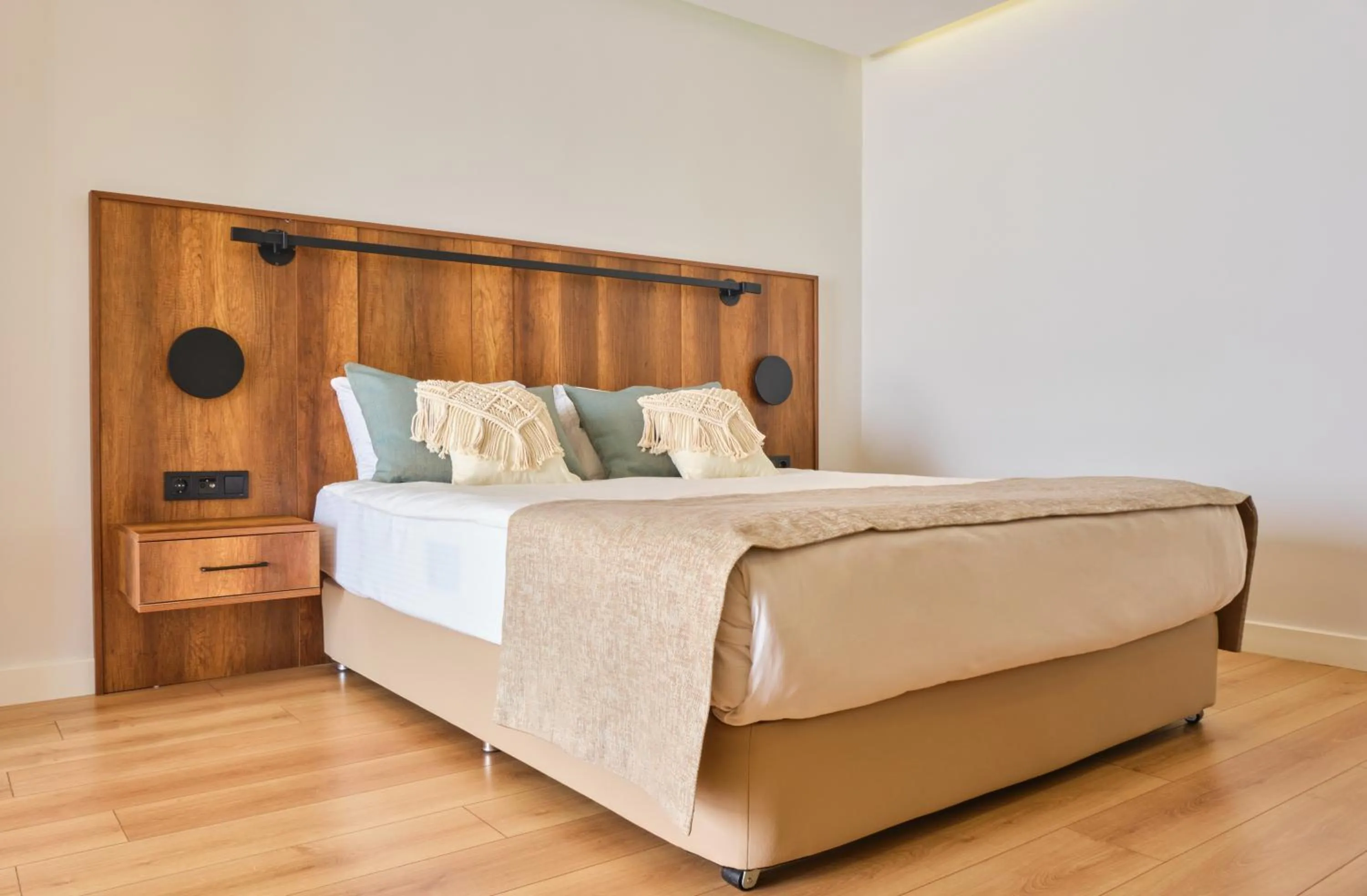 Bed in niXie Hotel & Beach - Adult Only