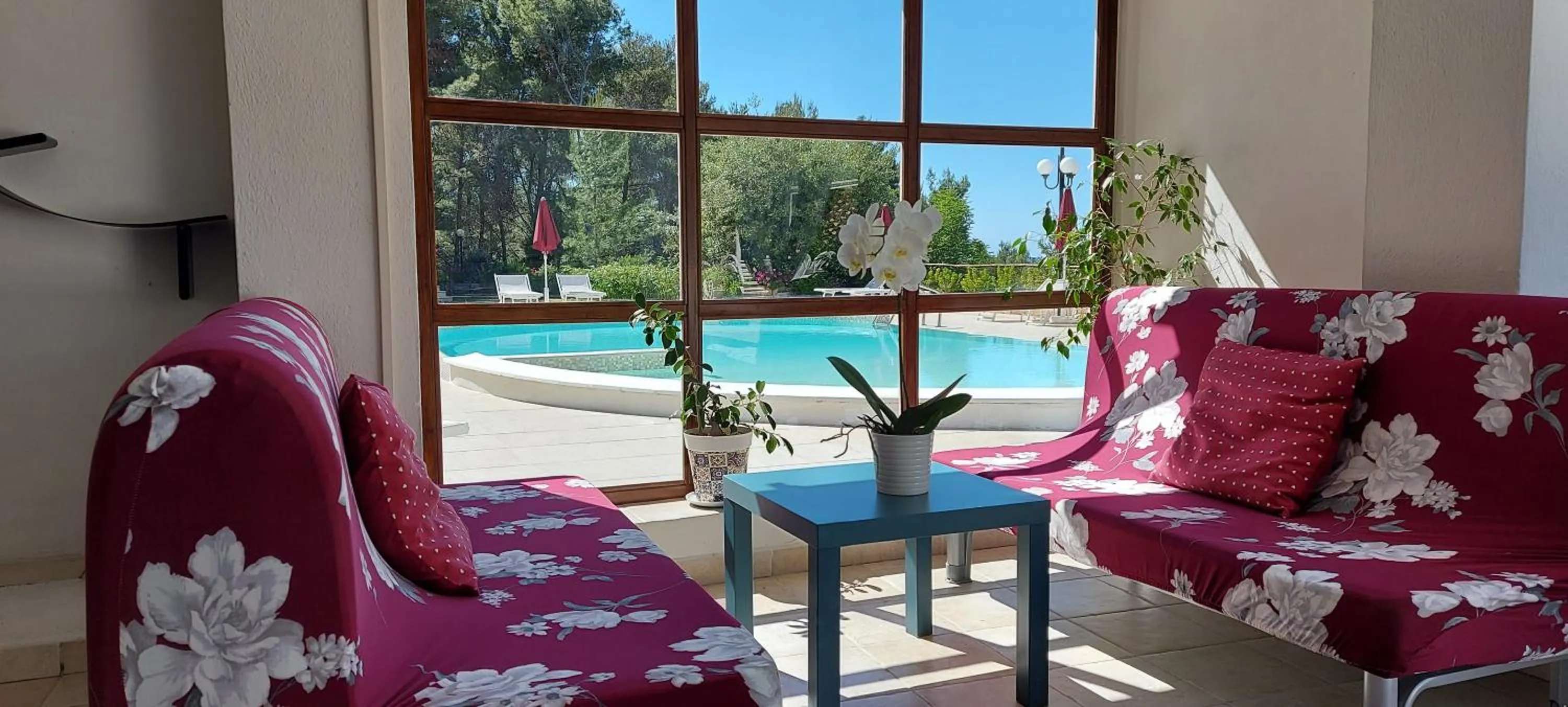 Seating area in La Locanda della Castellana adults only