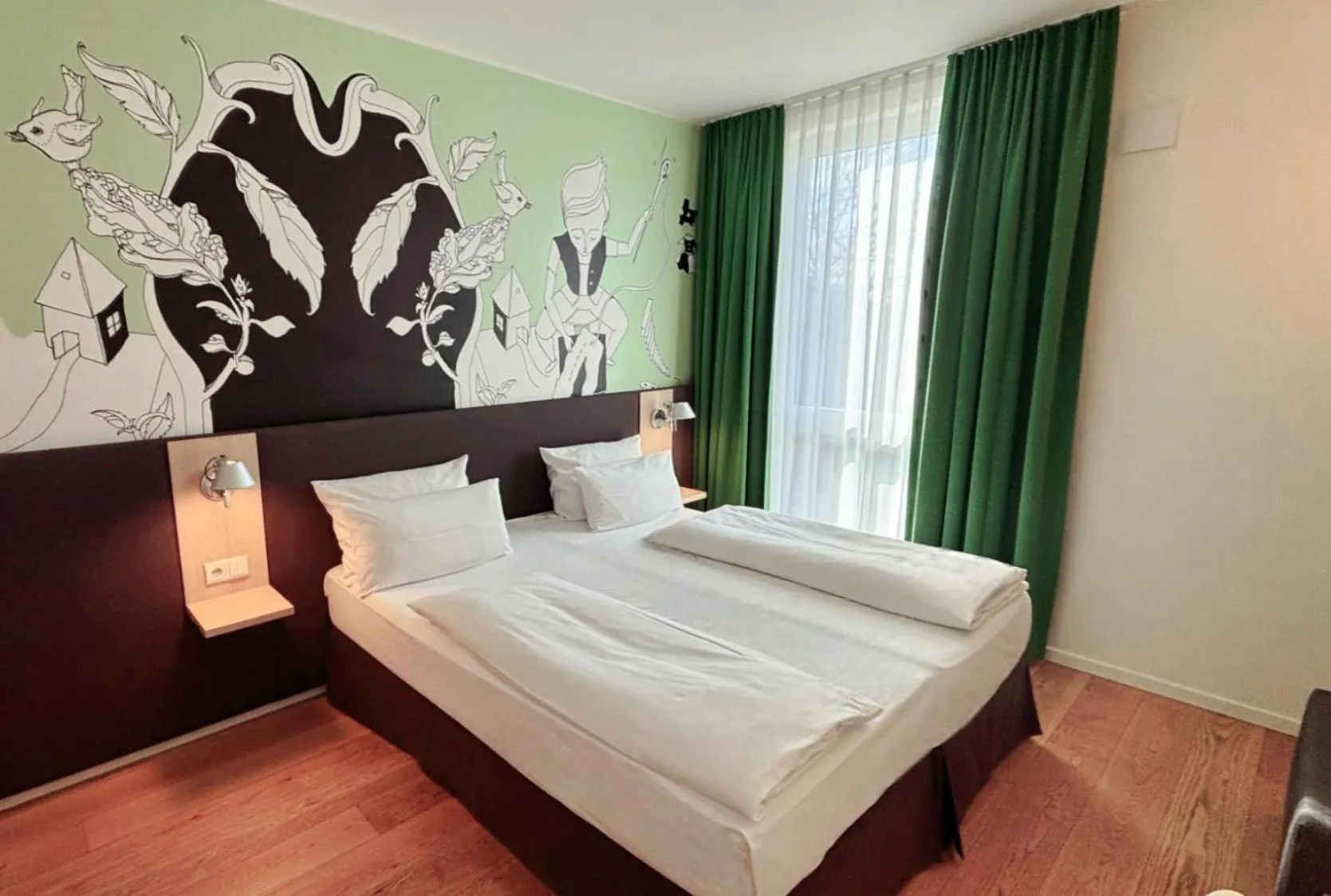 Bathroom, Bed in Grimm´s Berlin Potsdam