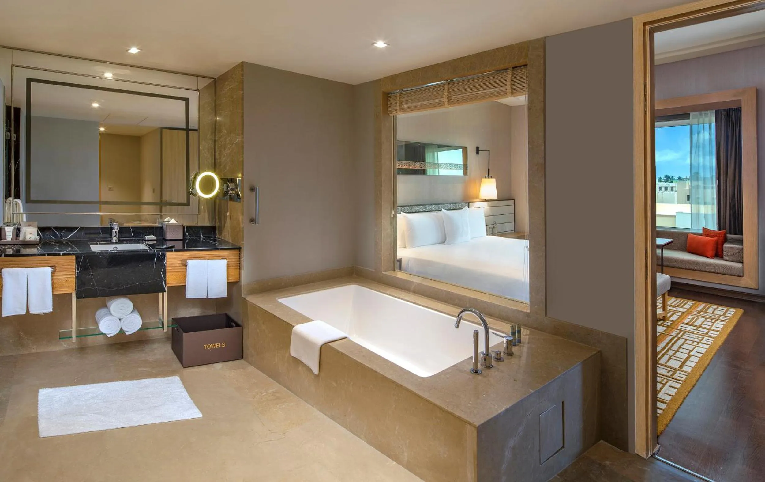 Bathroom, Bed in Welcomhotel by ITC Hotels, Bhubaneswar