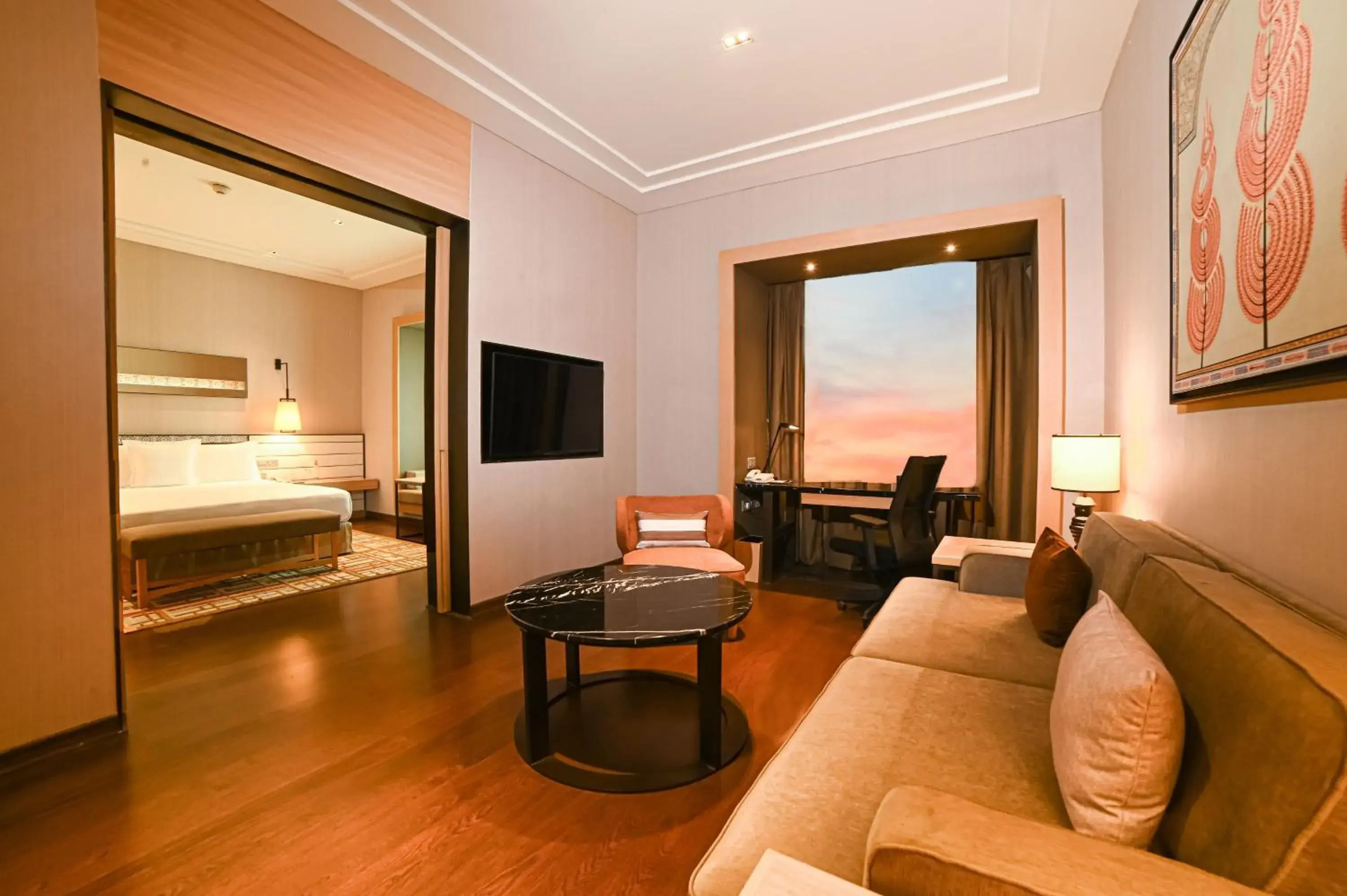 Living room, Bed in Welcomhotel by ITC Hotels, Bhubaneswar Living room, Bed in Welcomhotel by ITC Hotels, Bhubaneswar