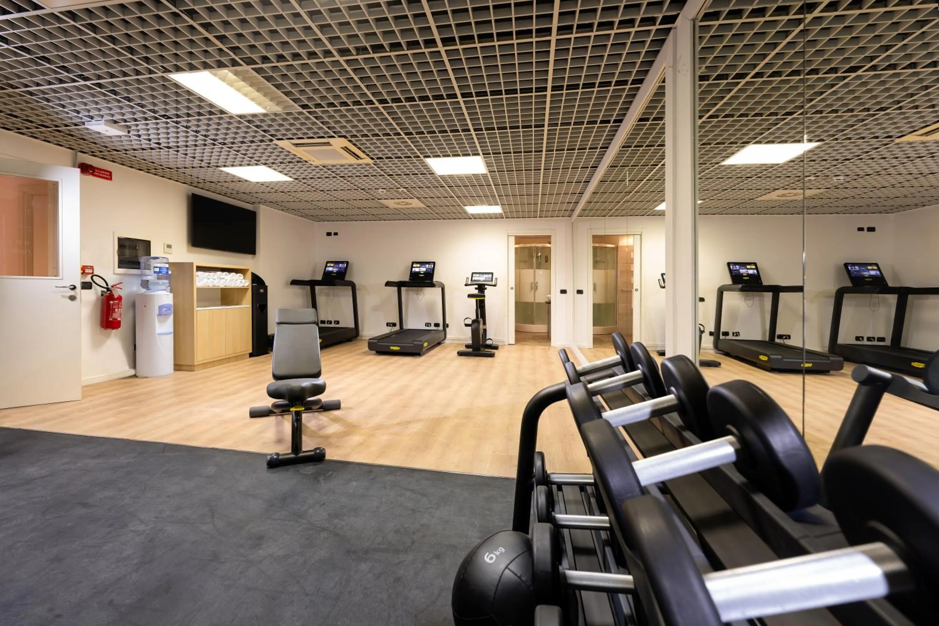 Fitness centre/facilities in Hilton Garden Inn Milan Malpensa