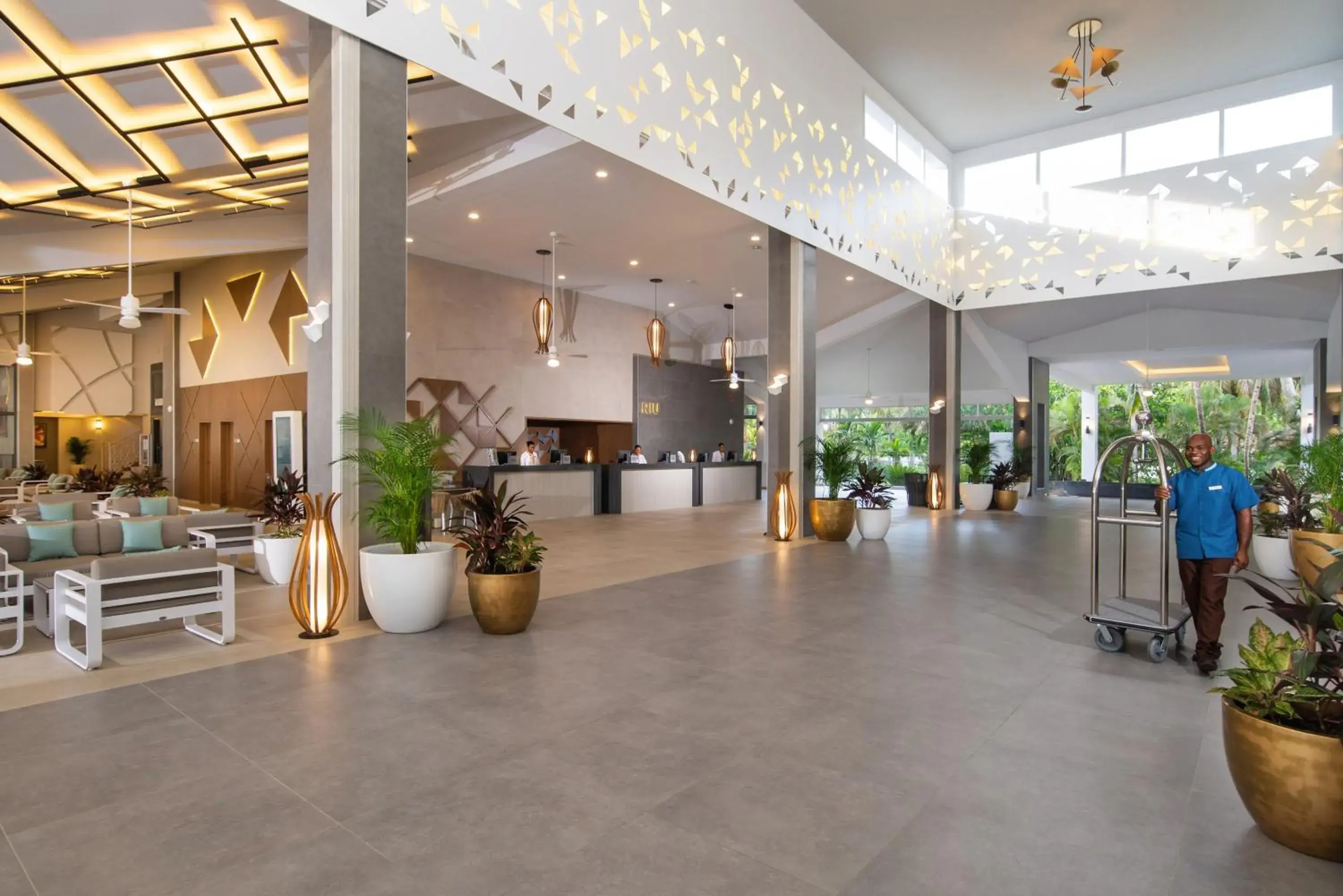 Lobby or reception in Riu Ocho Rios - All Inclusive Lobby or reception in Riu Ocho Rios - All Inclusive