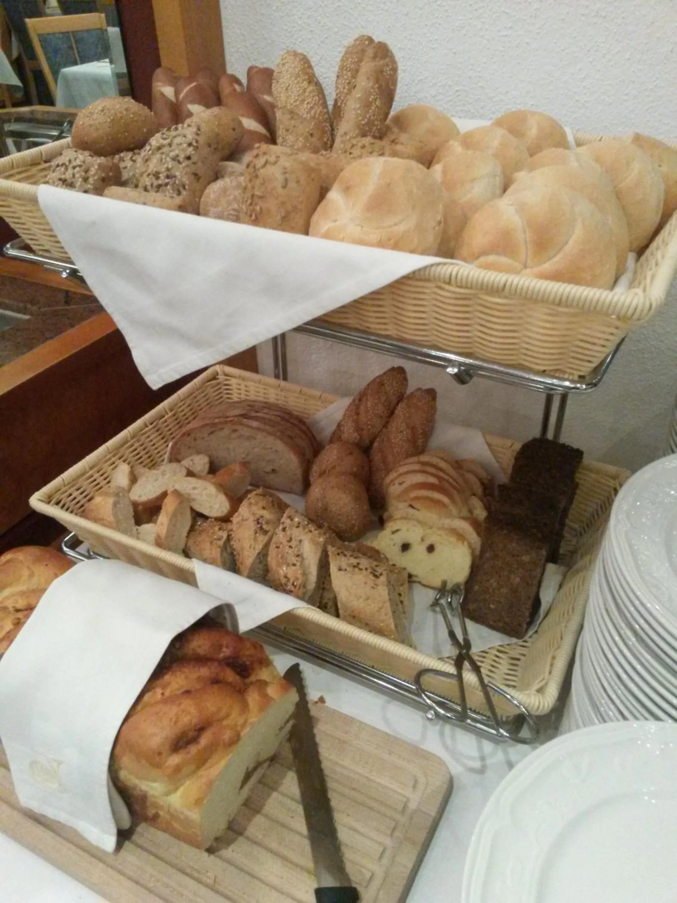 Buffet breakfast in Hotel Waldhorn