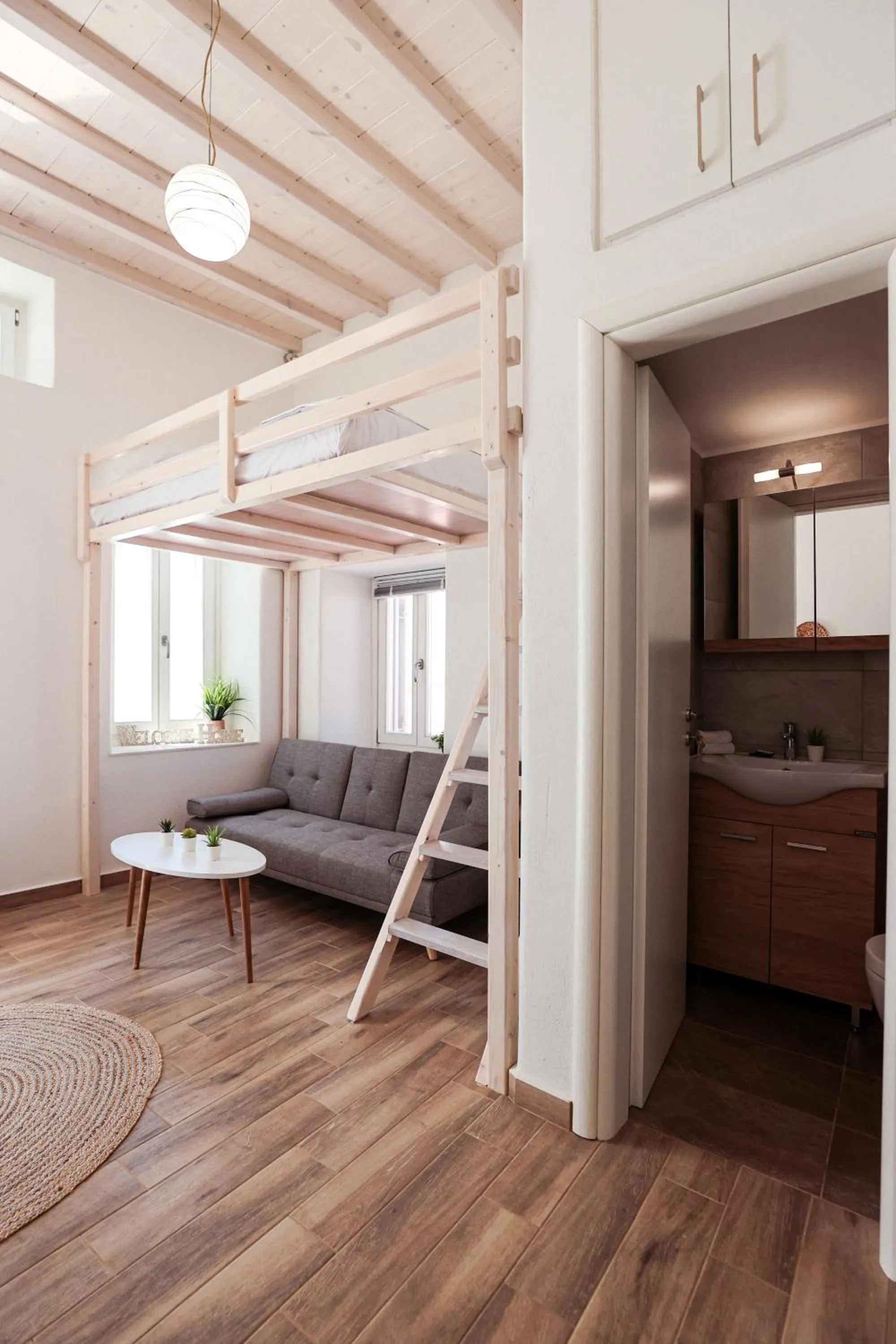 Bed in Whitelist Maisonette I and II in Mykonos Town