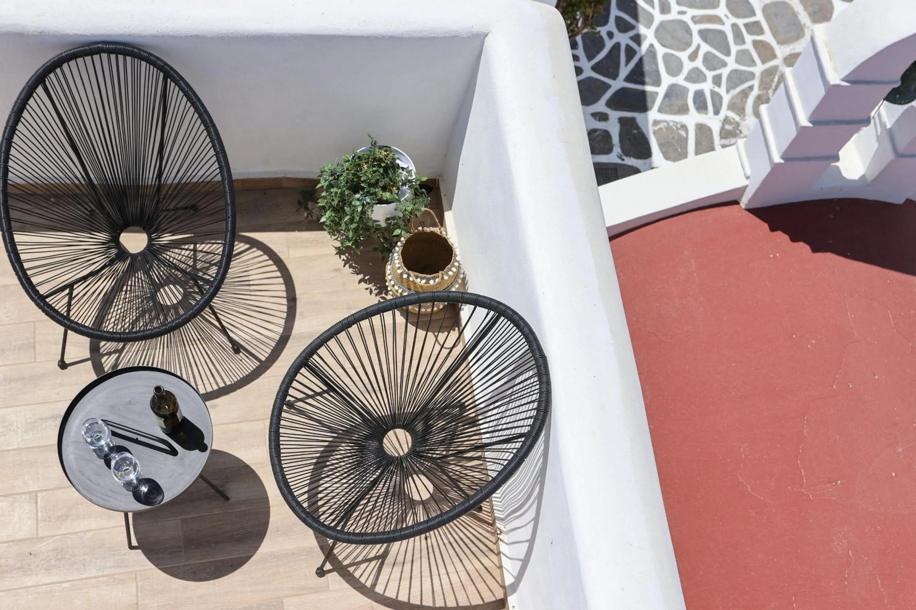 Patio in Whitelist Maisonette I and II in Mykonos Town