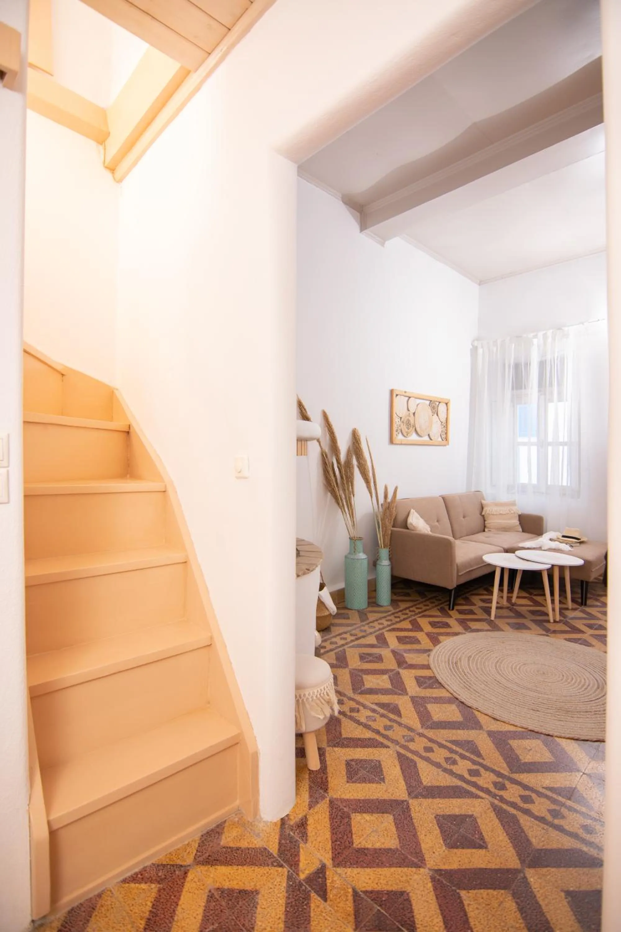 Living room in Whitelist Maisonette I and II in Mykonos Town