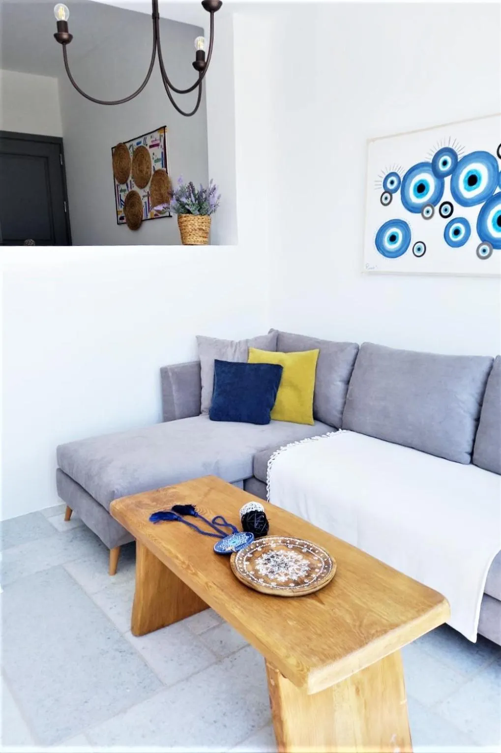 Living room in Krotiri View Paros