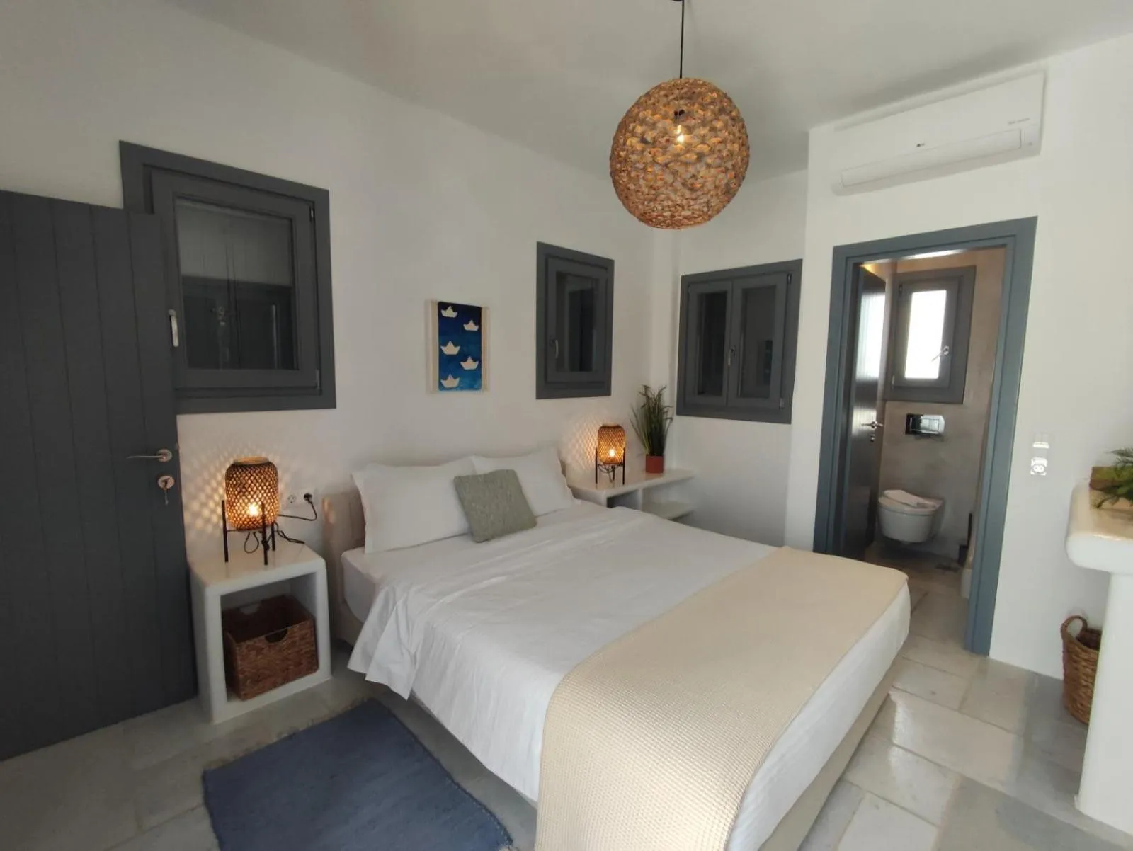 Bed in Krotiri View Paros