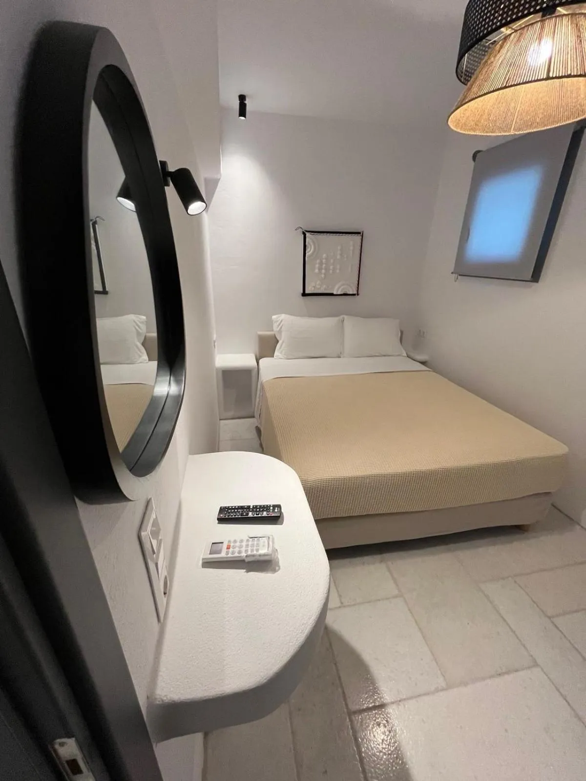 Bedroom, Bed in Krotiri View Paros