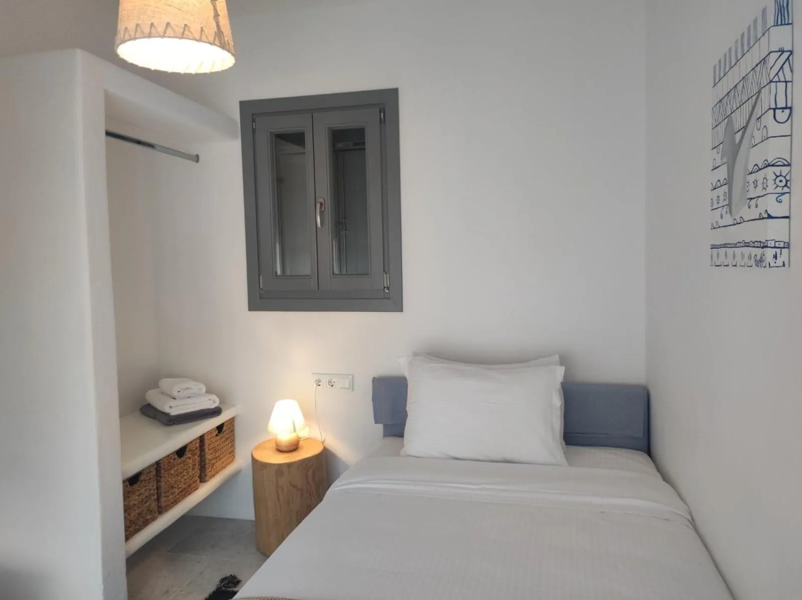 Bed in Krotiri View Paros