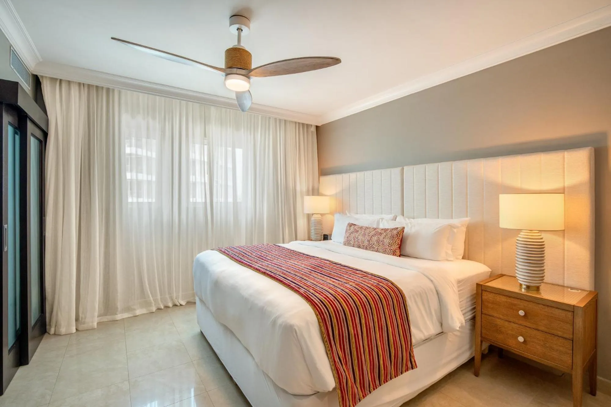 Bedroom, Bed in O2 Beach Club & Spa All Inclusive by Ocean Hotels