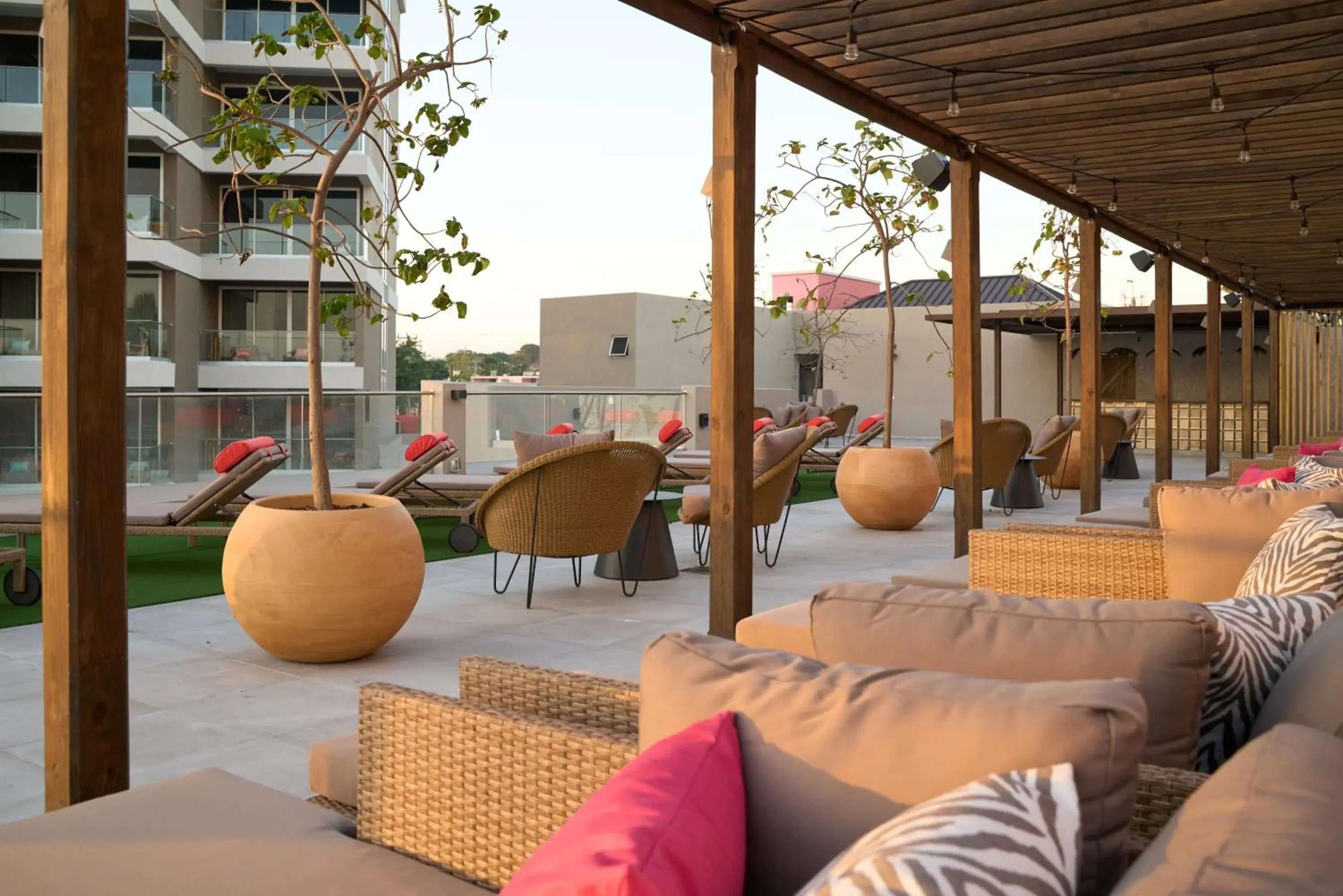 Lounge or bar in O2 Beach Club & Spa All Inclusive by Ocean Hotels Lounge or bar in O2 Beach Club & Spa All Inclusive by Ocean Hotels