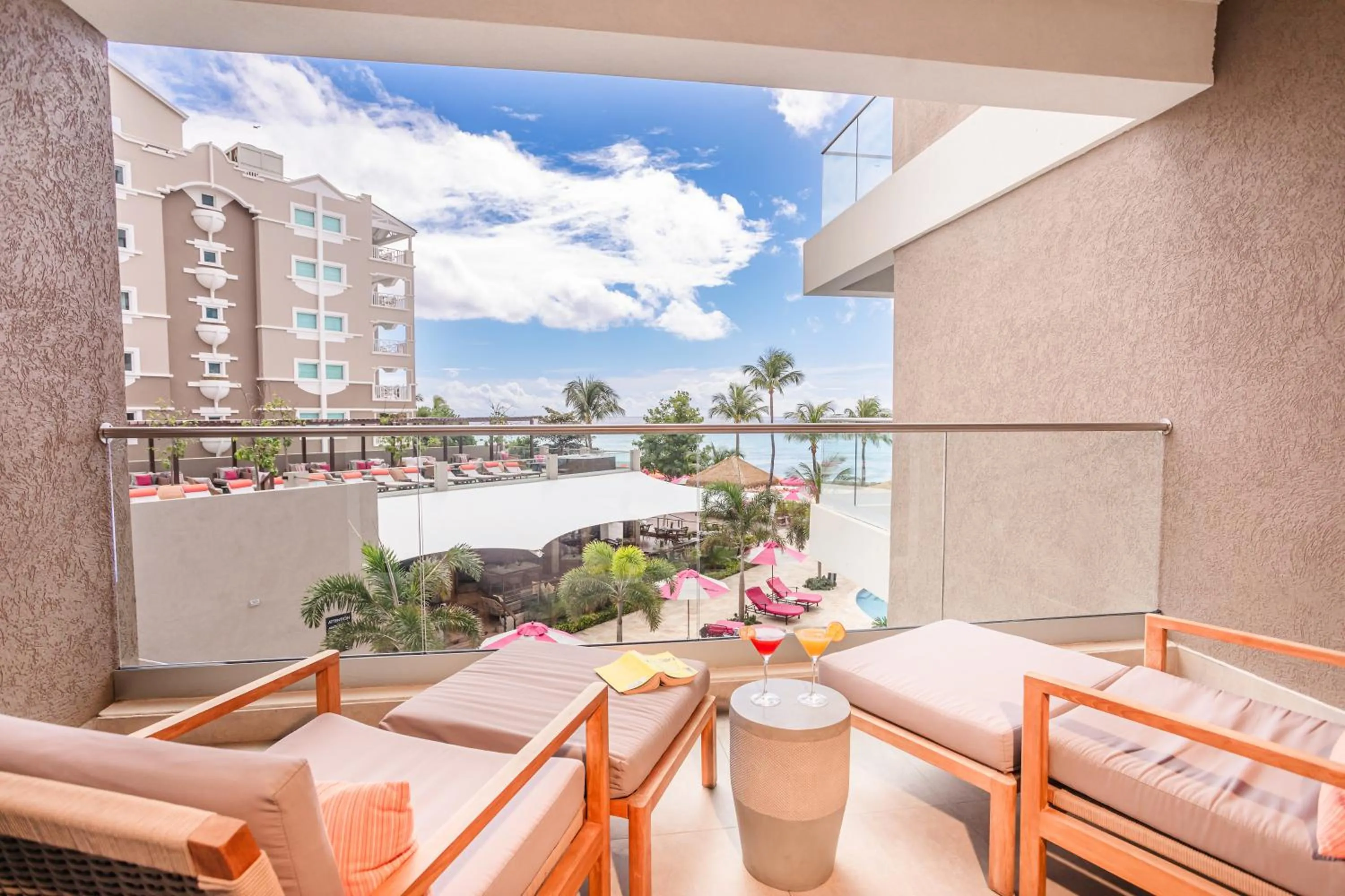 Balcony/Terrace in O2 Beach Club & Spa All Inclusive by Ocean Hotels