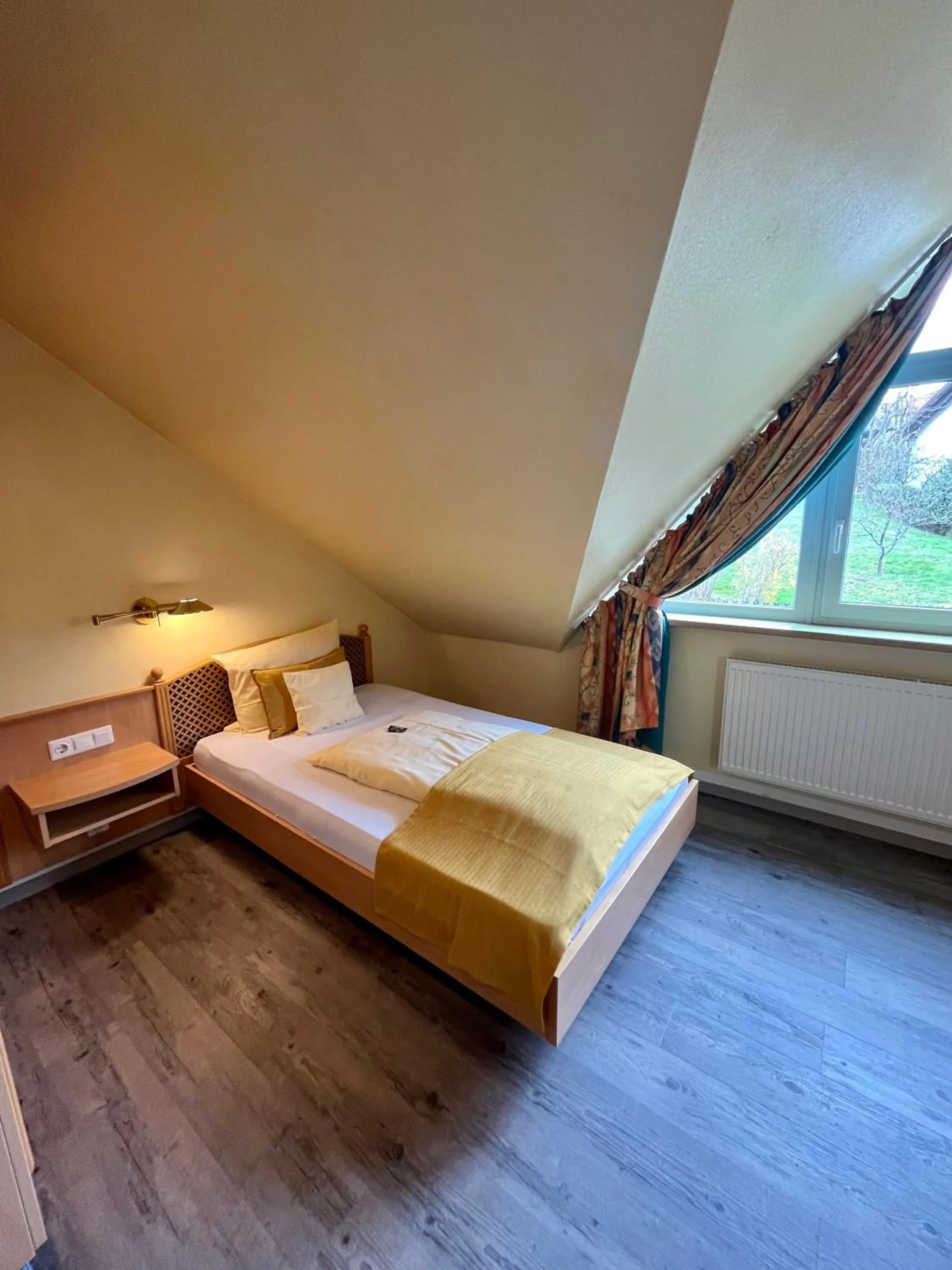 Bed in PANORAMA Hotel Heimbuchenthal